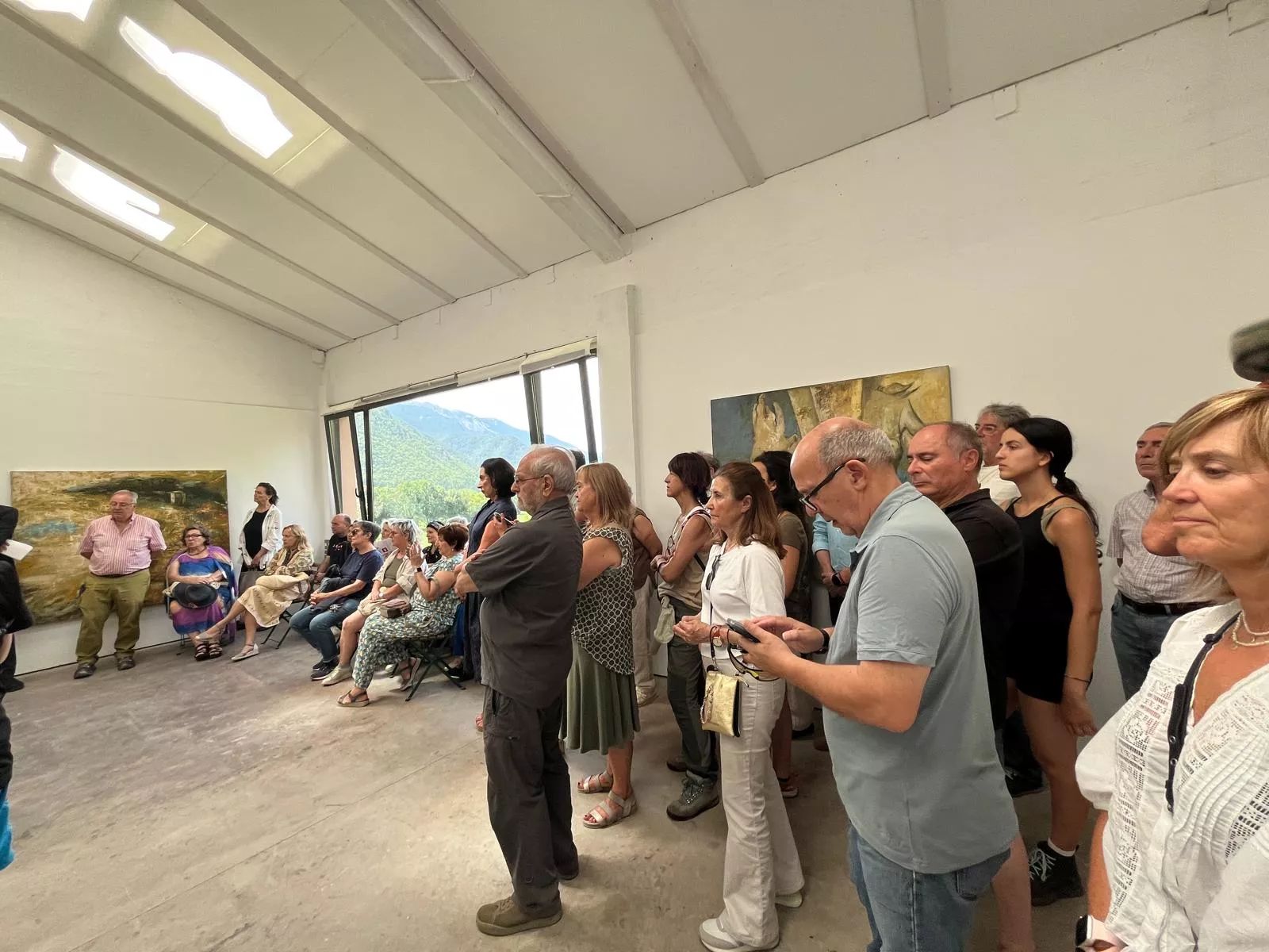 Inauguración de la exposición “Santiago Arranz-Ayer es Hoy” en las Maigualas.