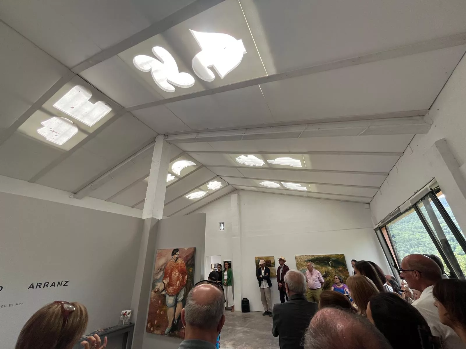 Inauguración de la exposición “Santiago Arranz-Ayer es Hoy” en las Maigualas.