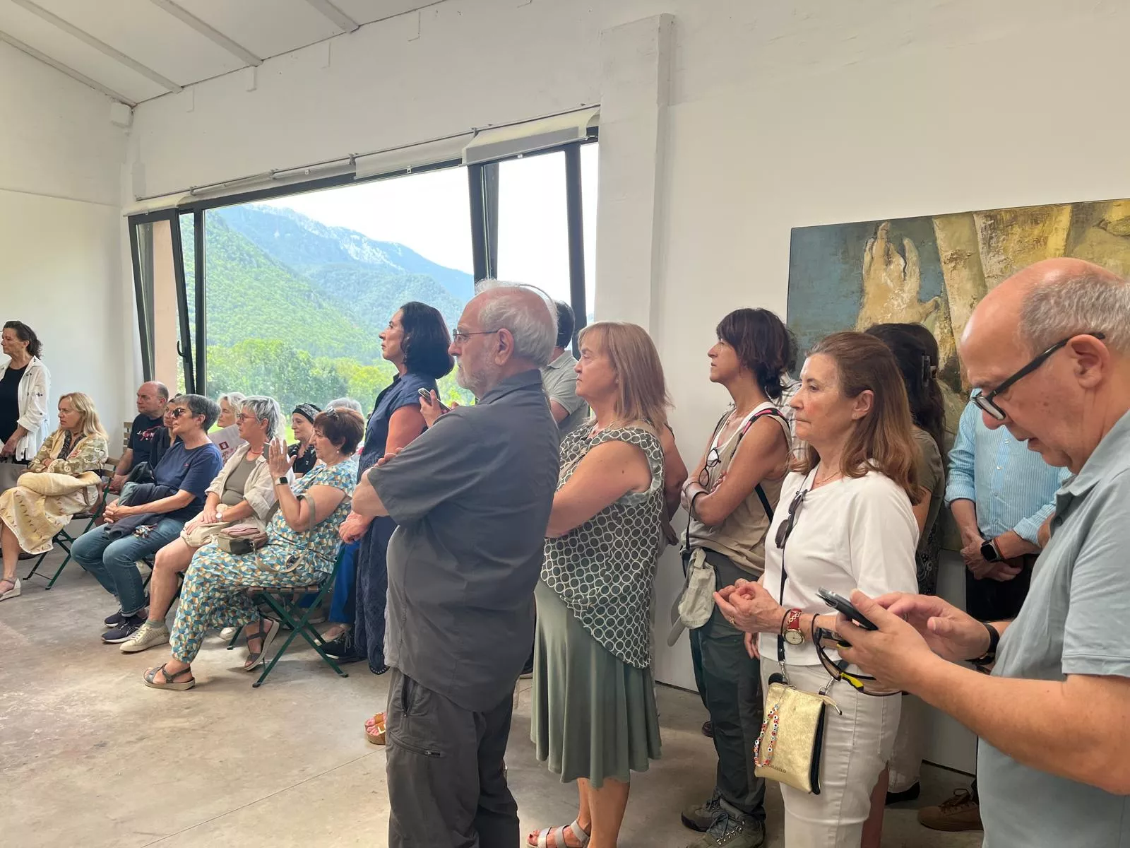 Inauguración de la exposición “Santiago Arranz-Ayer es Hoy” en las Maigualas.