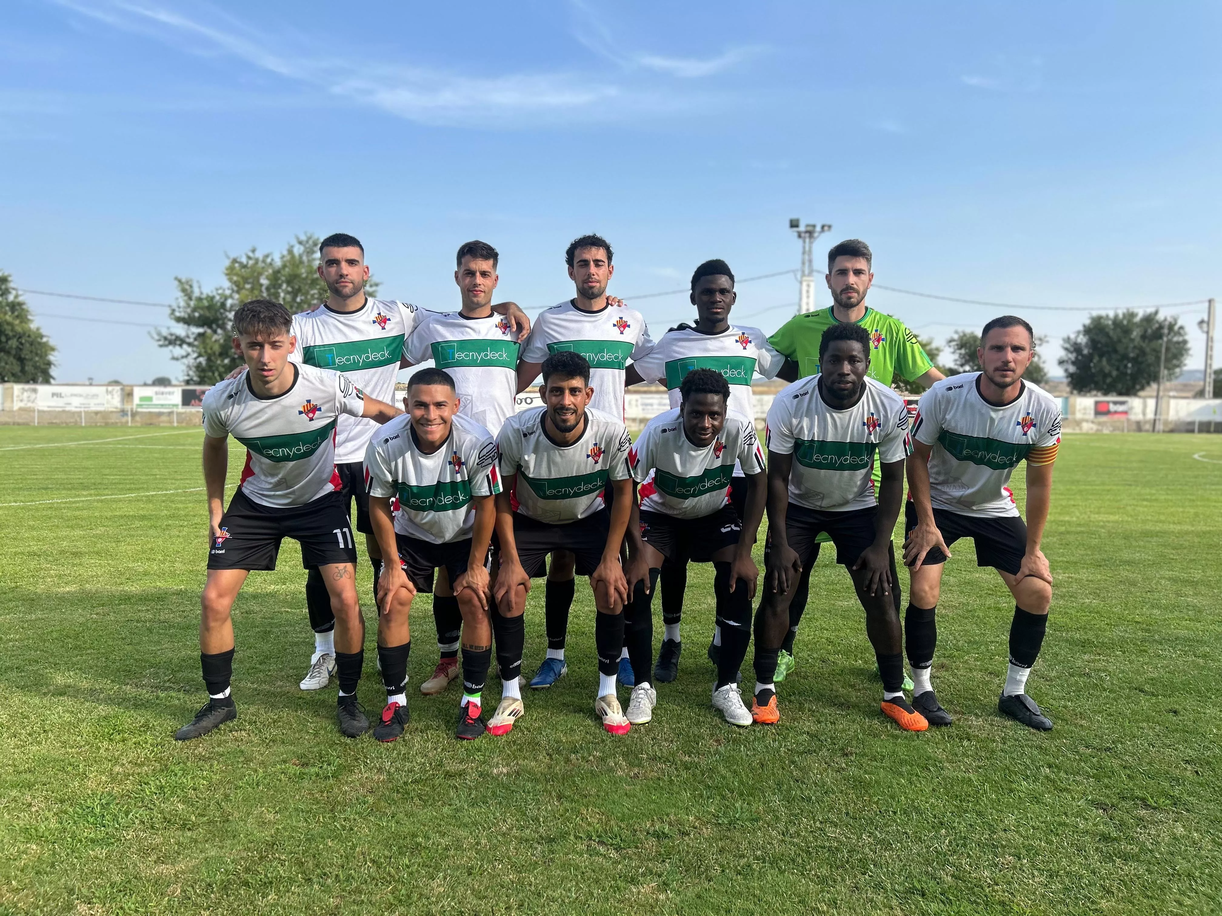 Once de Lanaja ante el Huesca B.