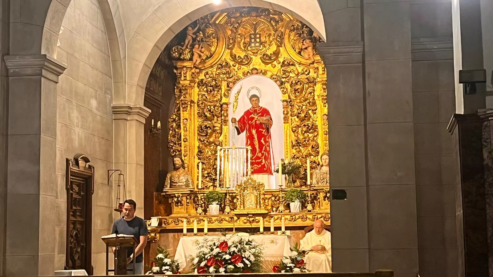 Inauguración de la nueva iluminación de la capilla de San Lorenzo. Foto Mercedes Manterola