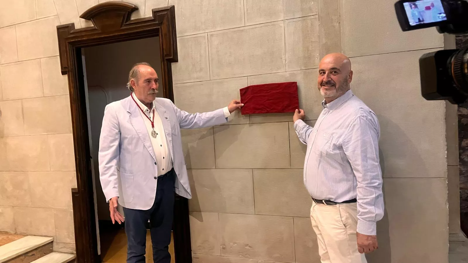 Inauguración de la nueva iluminación de la capilla de San Lorenzo. Foto Mercedes Manterola