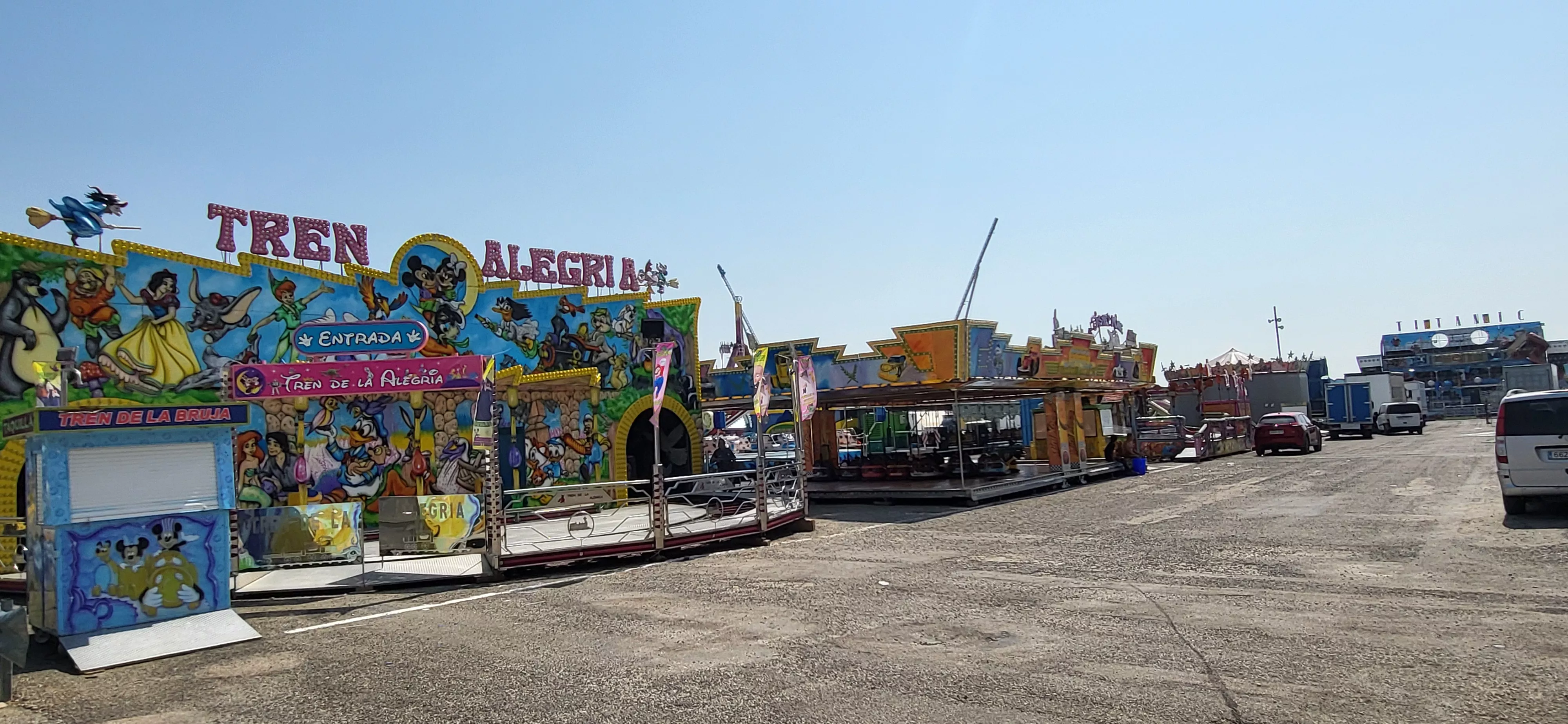 Visita al recinto ferial de Huesca antes de su apertura. Foto Mercedes Manterola