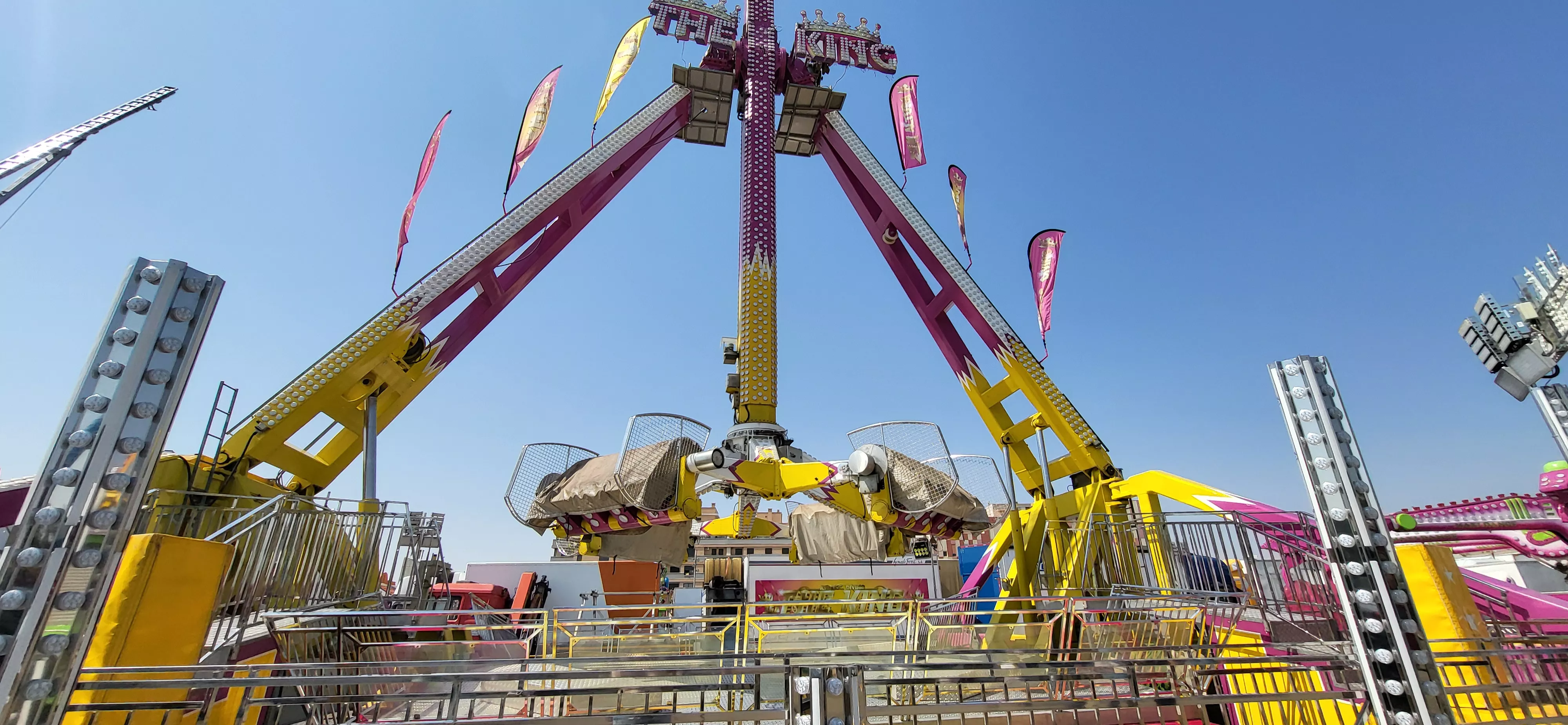Visita al recinto ferial de Huesca antes de su apertura. Foto Mercedes Manterola