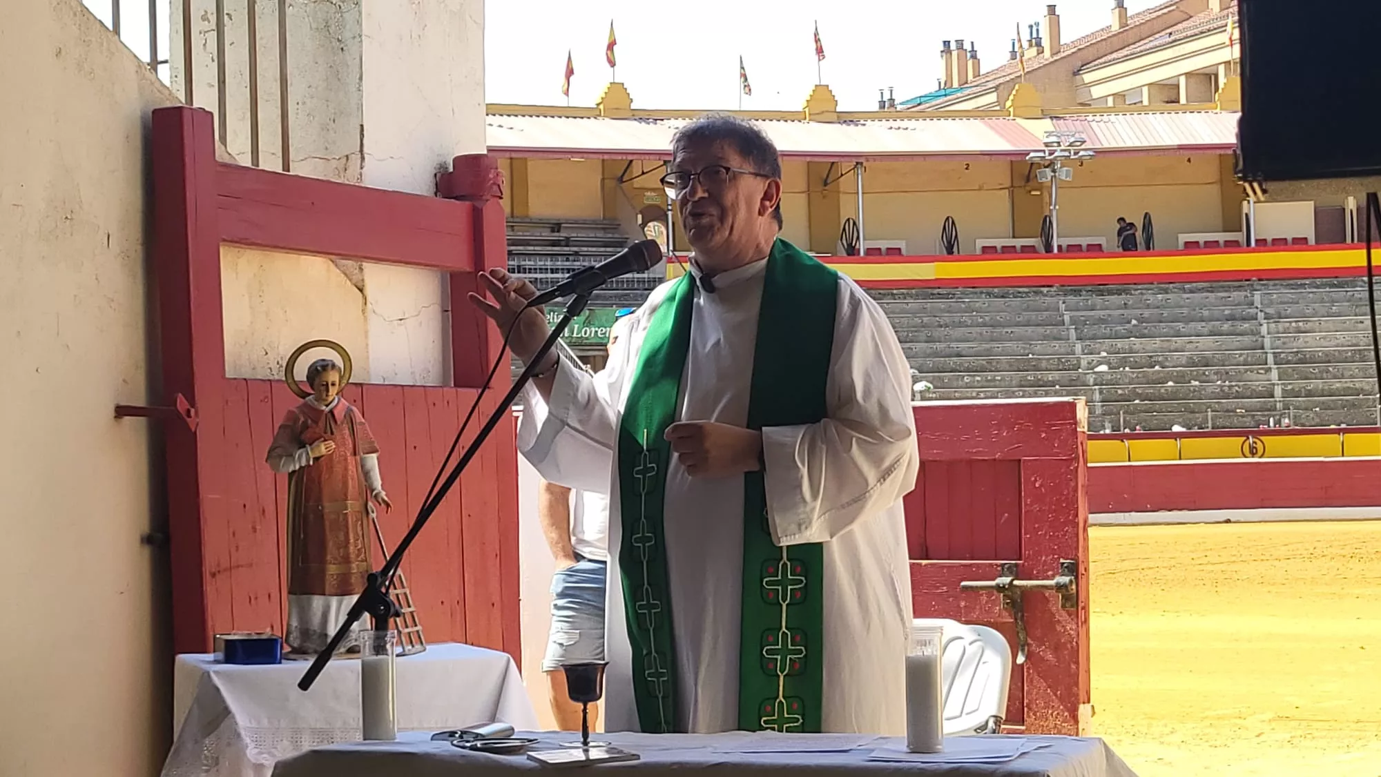 Josan Montull en la Plaza de Toros de Huesca
