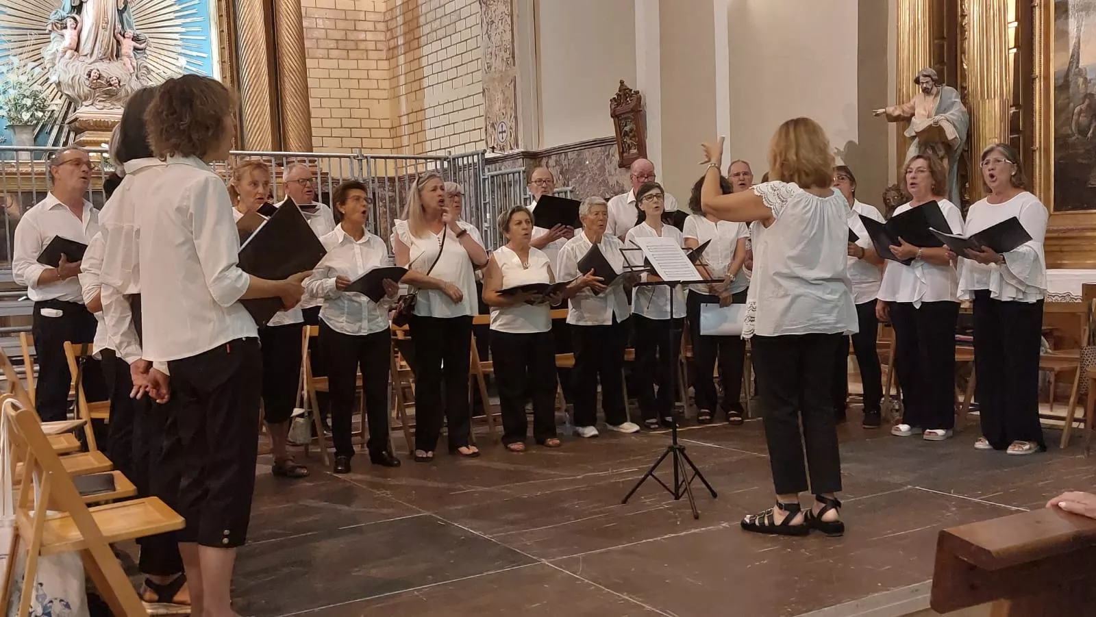 Monseñor José Antonio Satué en el Triduo en la Basílica de San Lorenzo