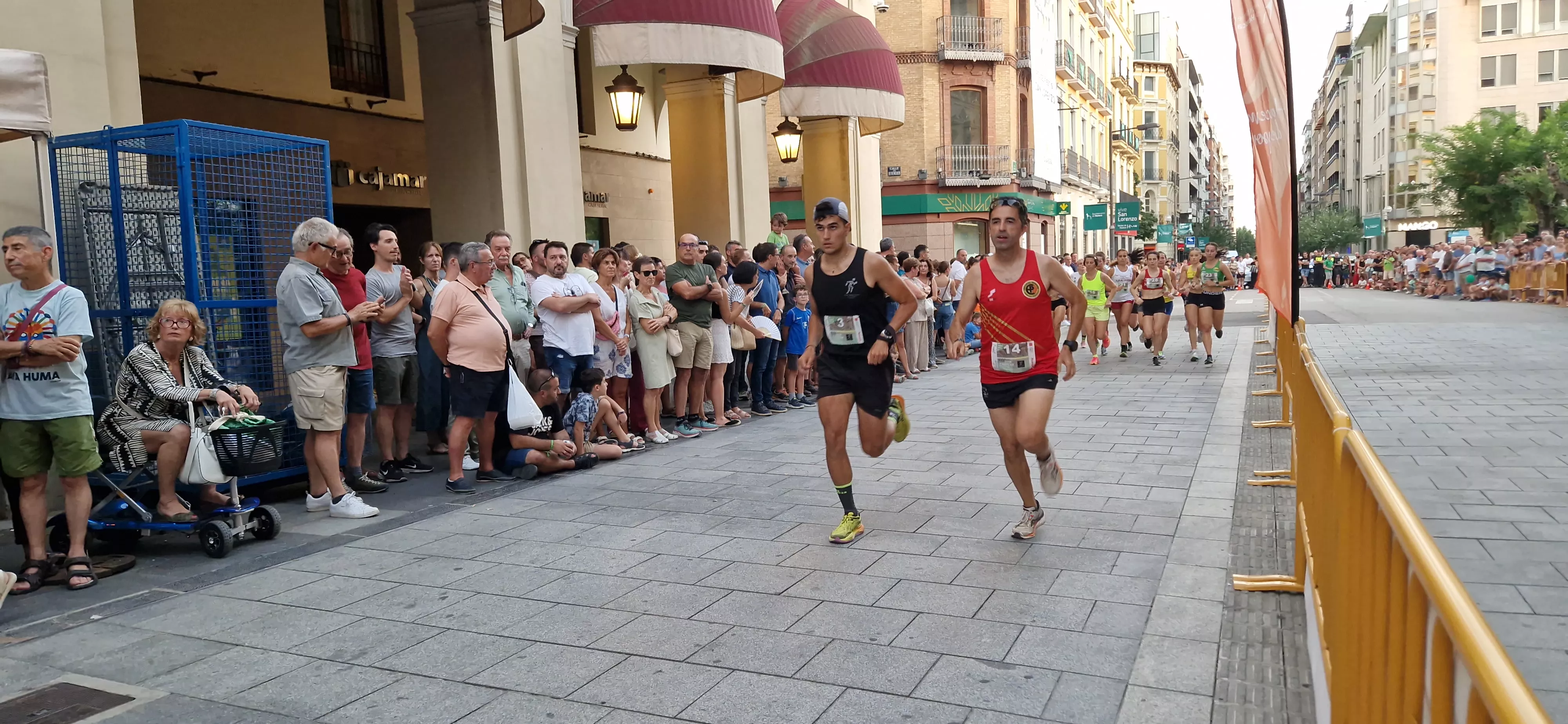 Carrera pedestre de San Lorenzo. Foto Myriam Martínez 
