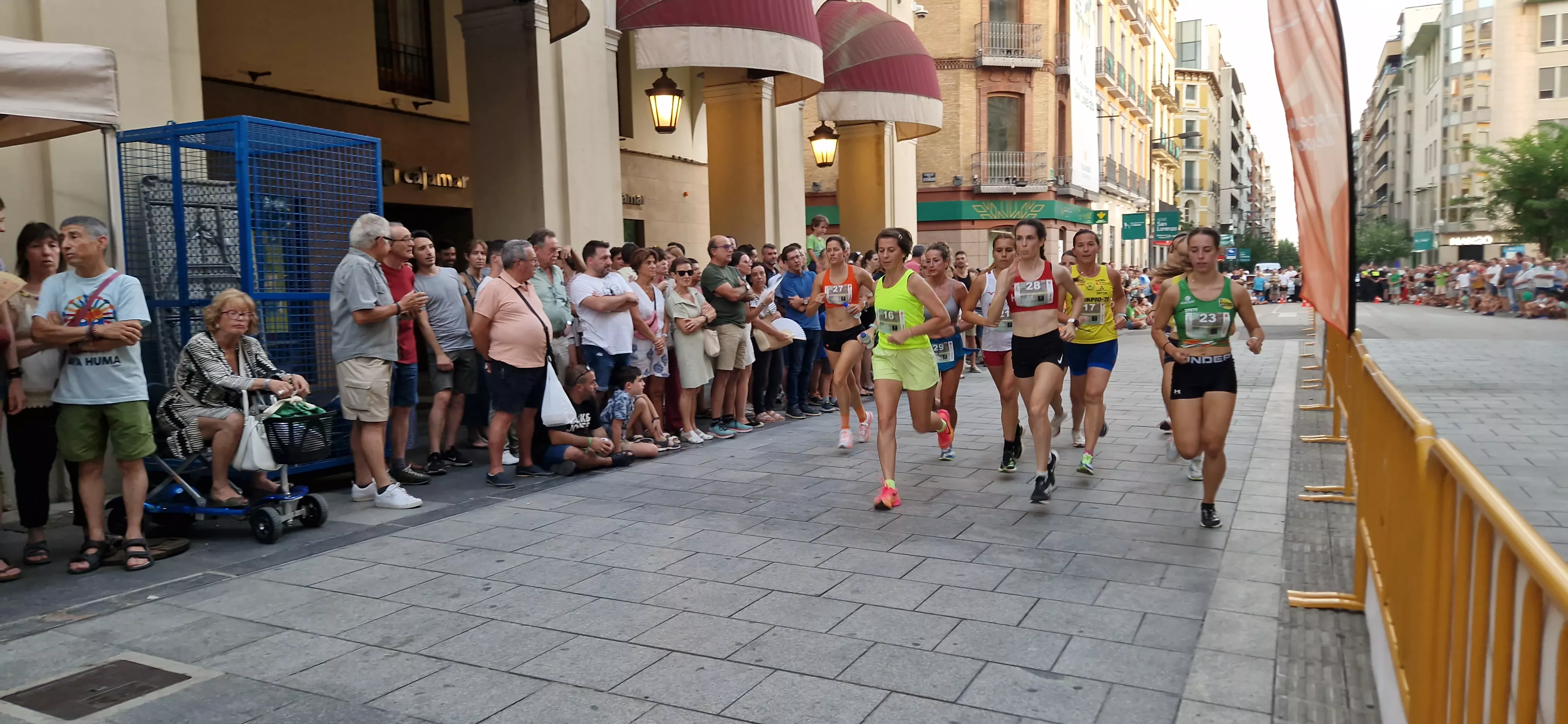 Carrera pedestre de San Lorenzo. Foto Myriam Martínez 
