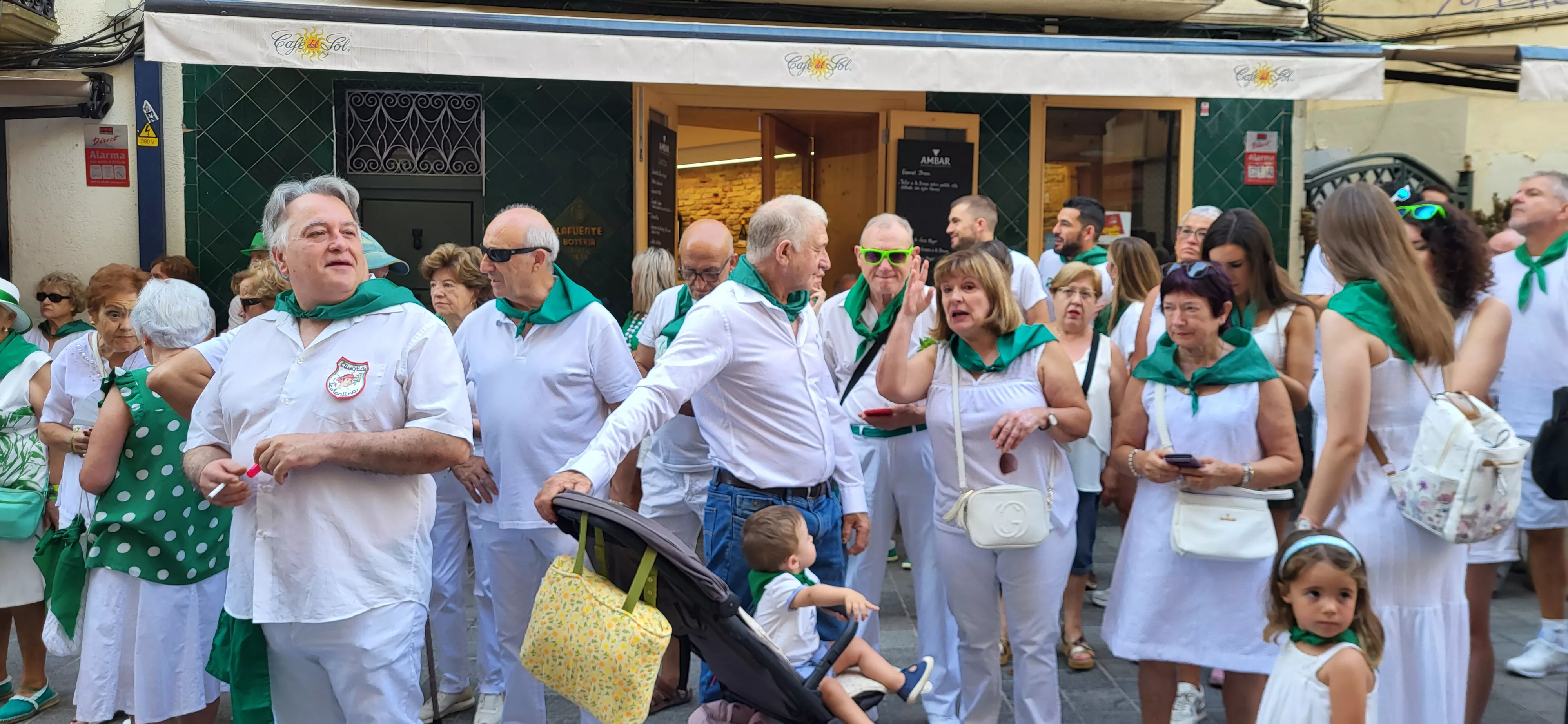 Saludo al Santo protagonizado por Alfonso Altemir. Foto Mercedes Manterola
