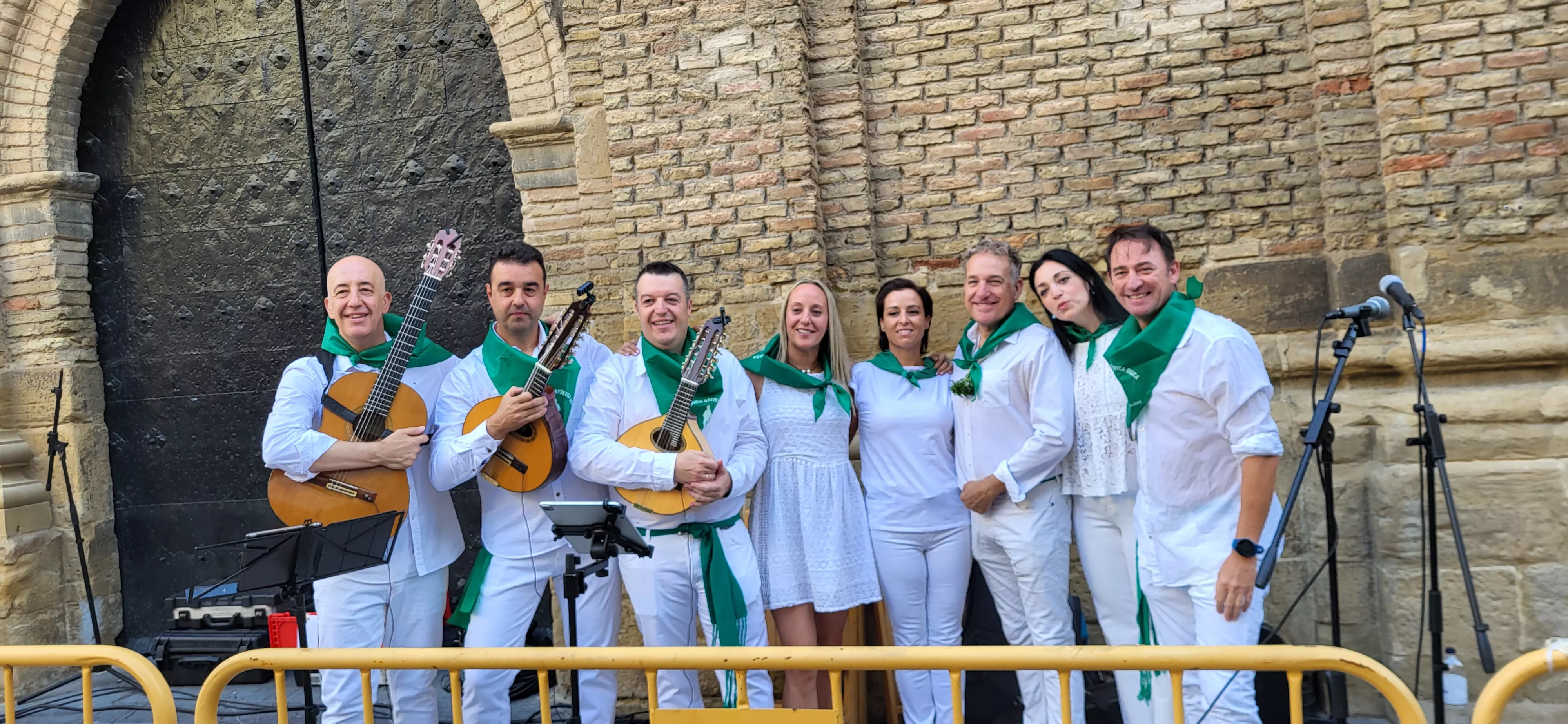 Saludo al Santo protagonizado por Alfonso Altemir. Foto Mercedes Manterola