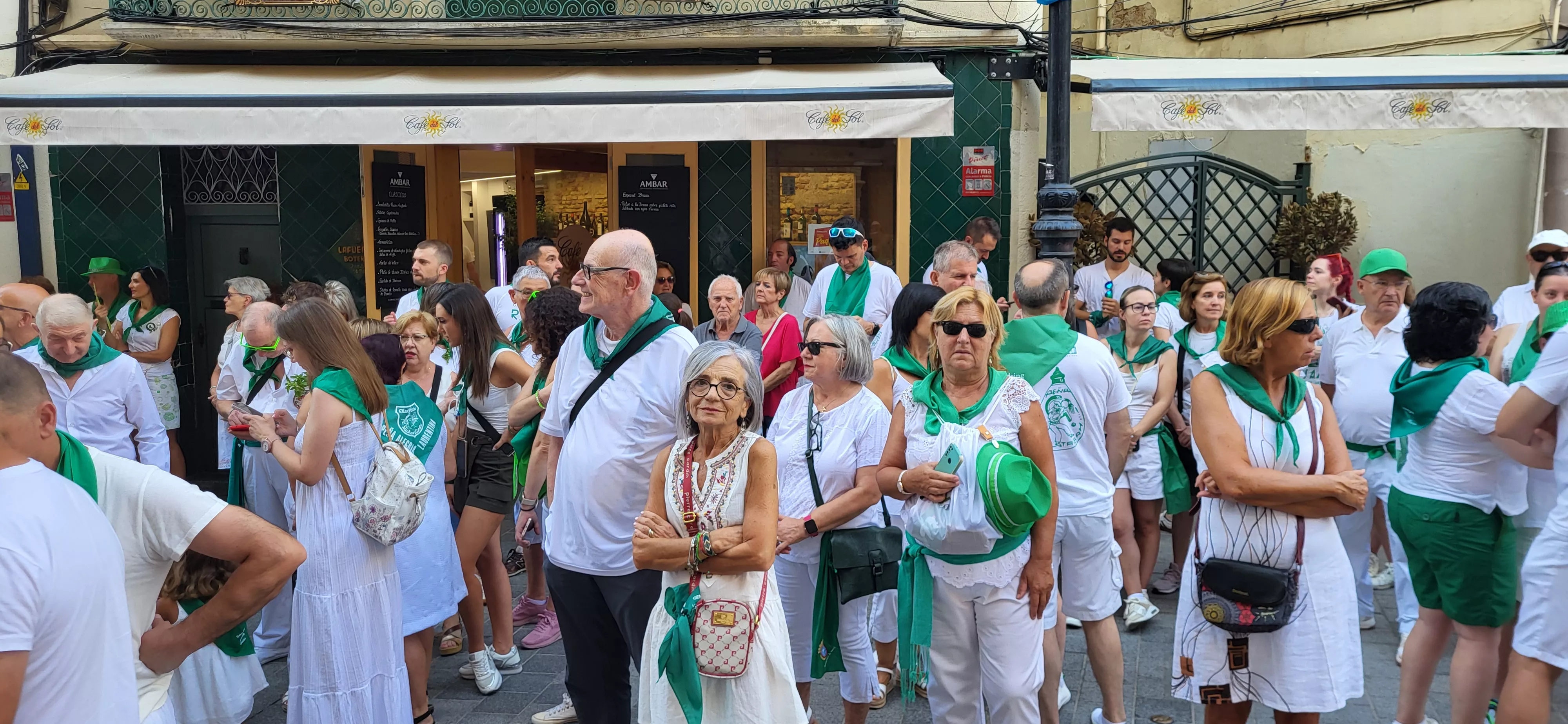 Saludo al Santo protagonizado por Alfonso Altemir. Foto Mercedes Manterola