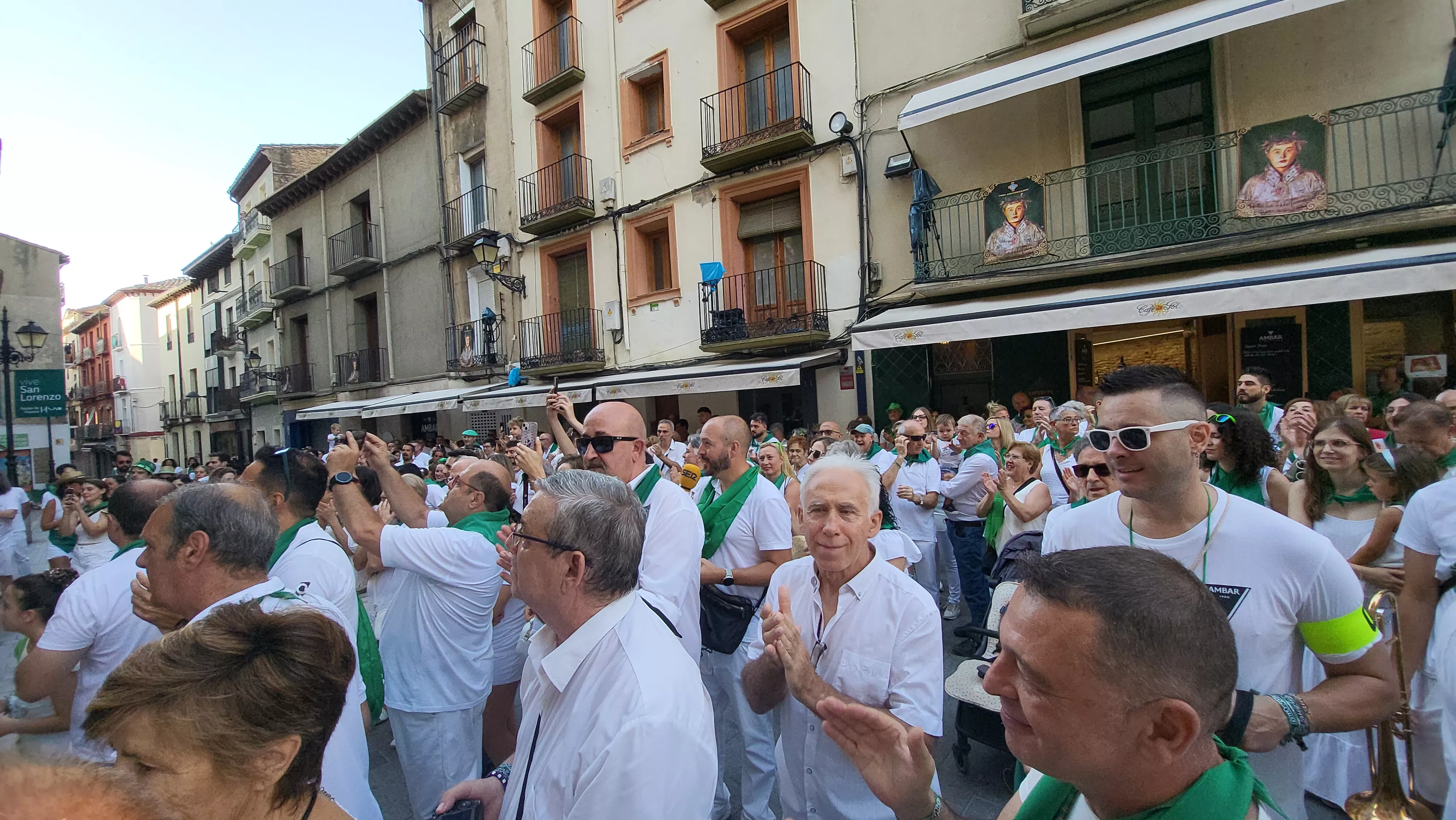 Saludo al Santo protagonizado por Alfonso Altemir. Foto Mercedes Manterola