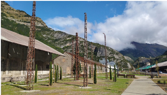 Inauguración de la Explanada de los Arañones de Canfranc.