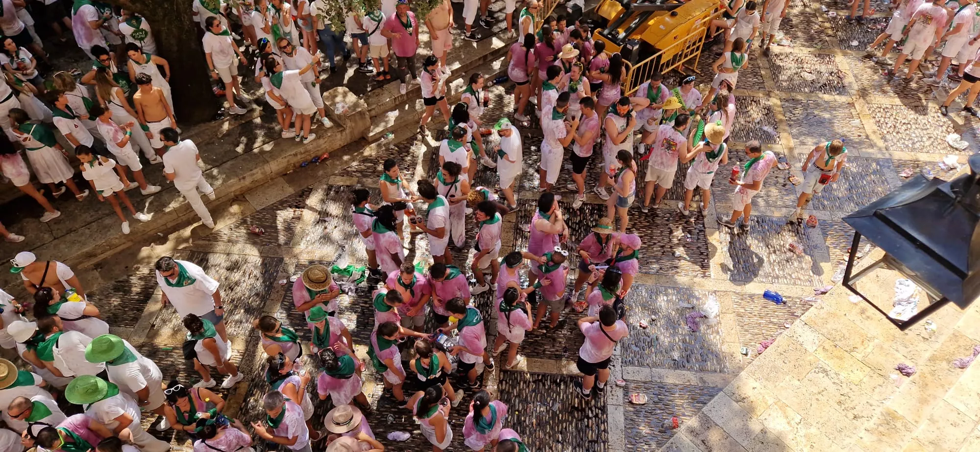 Cohete anunciador de las fiestas de San Lorenzo en Huesca
