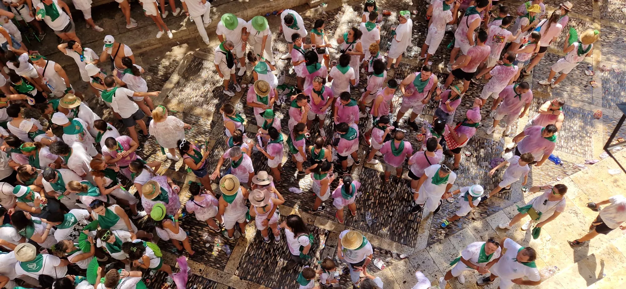 Cohete anunciador de las fiestas de San Lorenzo en Huesca