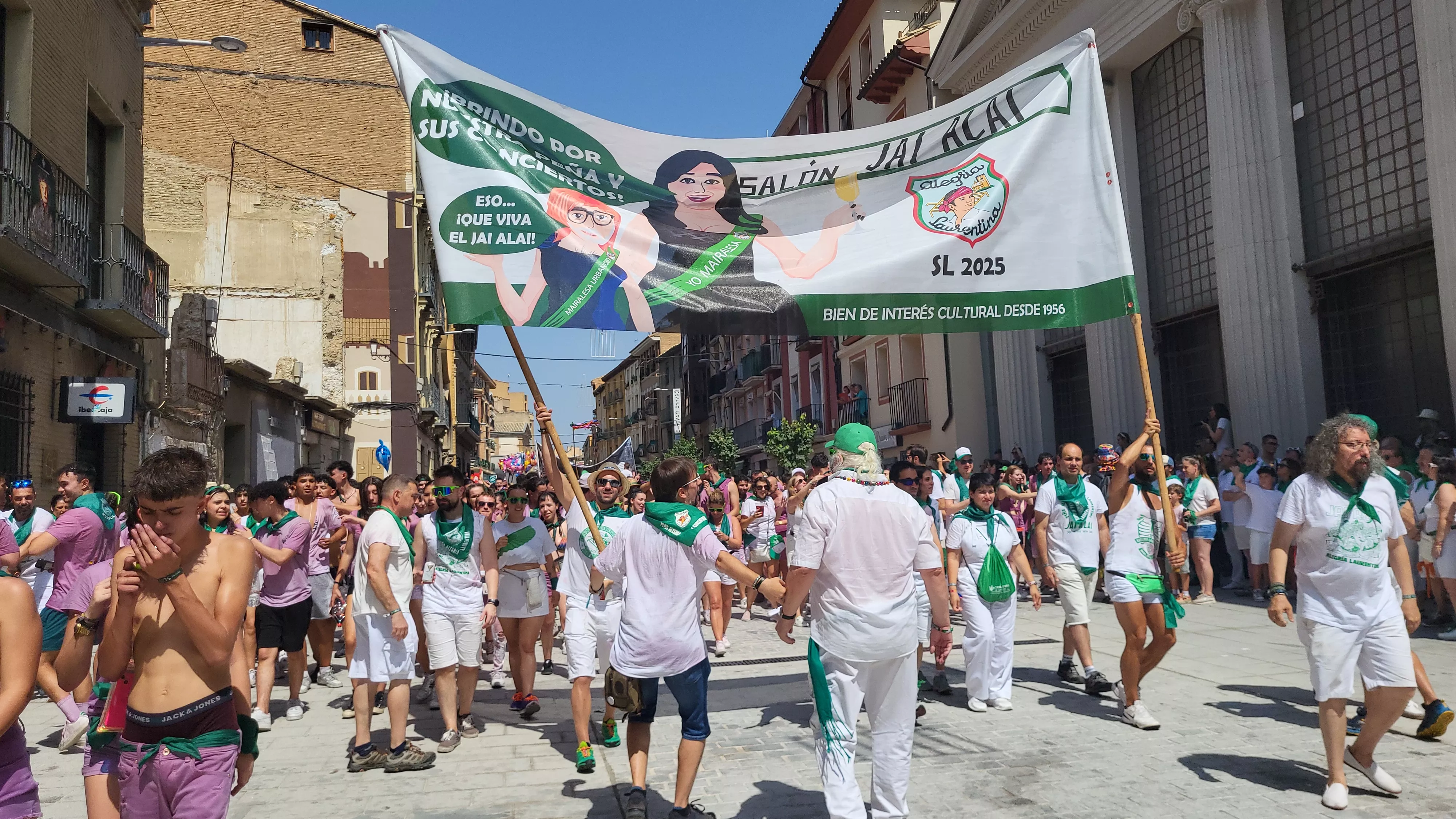 Cabalgata de San Lorenzo 2025. Foto Mercedes Manterola
