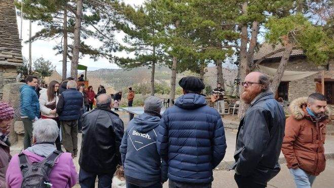 Actuación de Francho Sarrablo en Arcusa Actuación de Francho Sarrablo en Arcusa