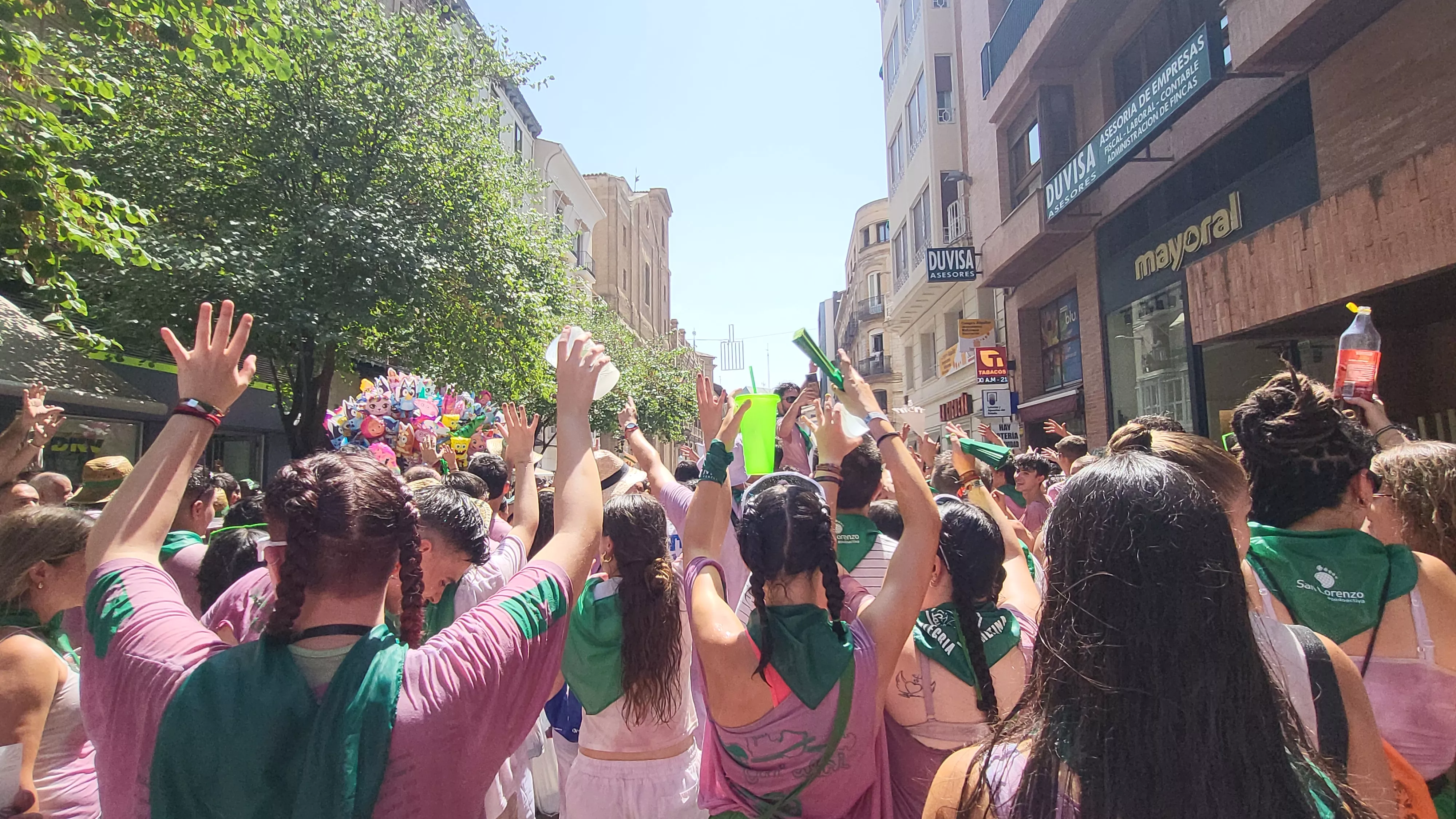 Cabalgata de San Lorenzo 2025. Foto Mercedes Manterola