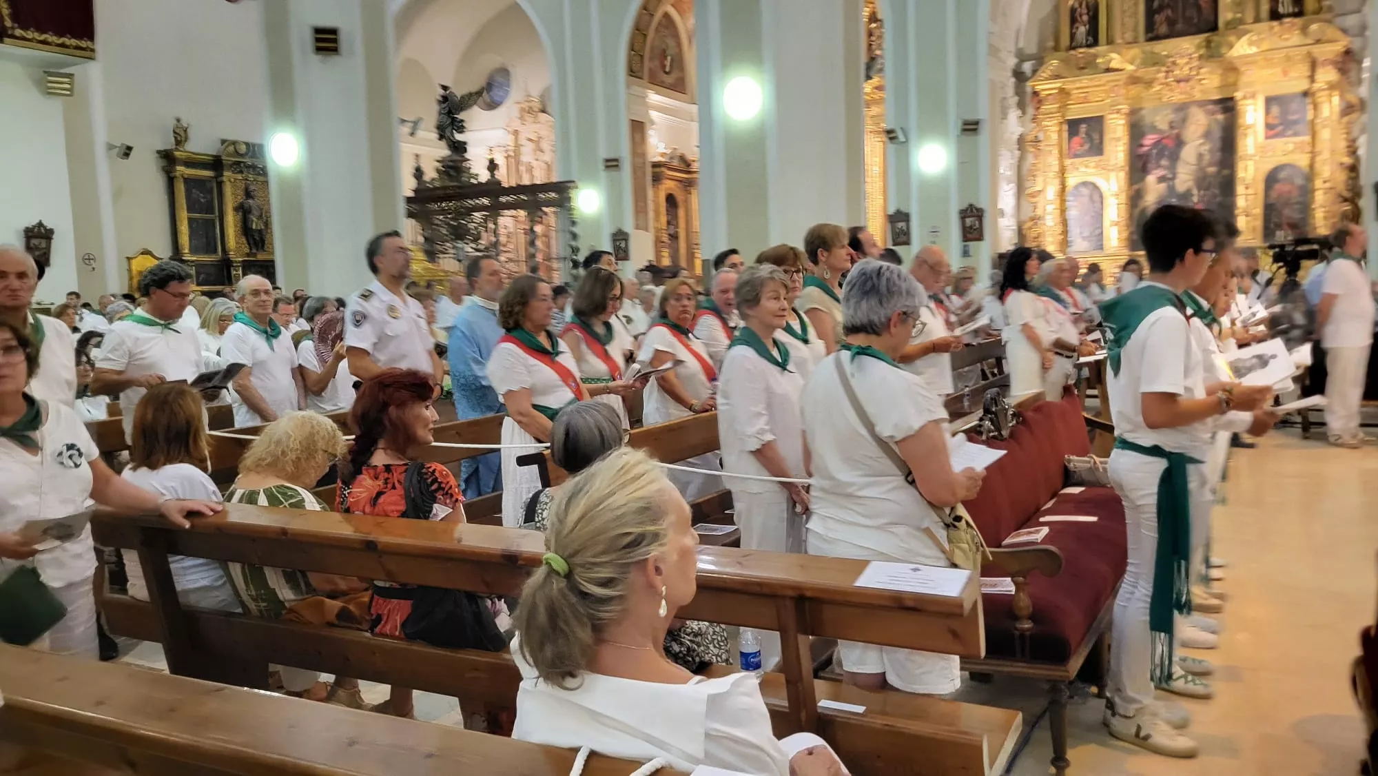 Completas en la Basílica de San Lorenzo