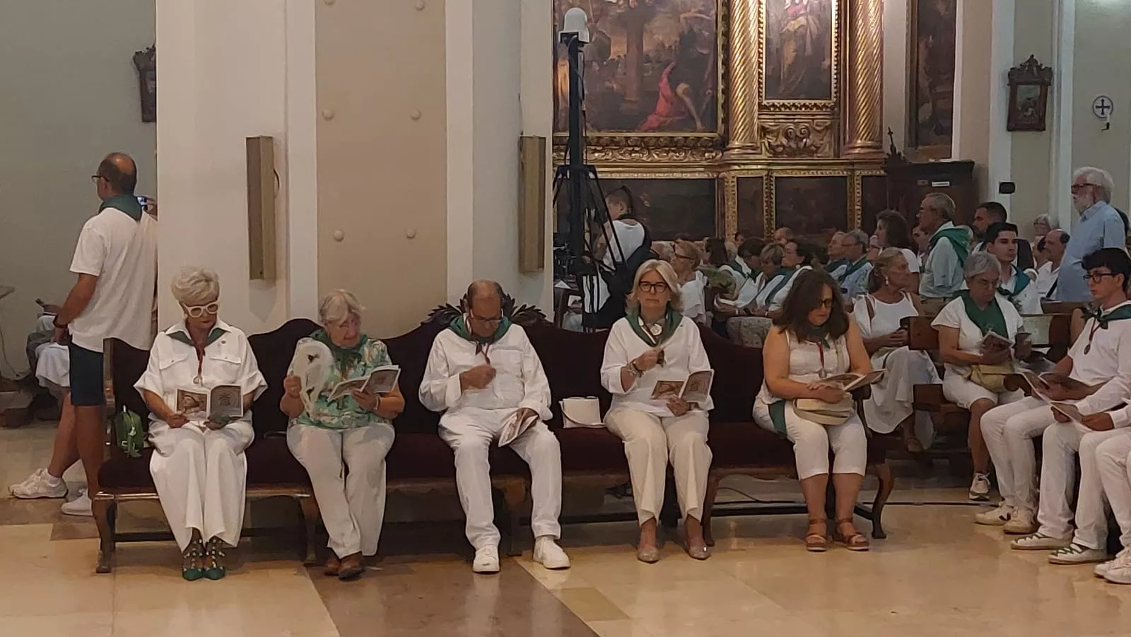 Completas en la Basílica de San Lorenzo