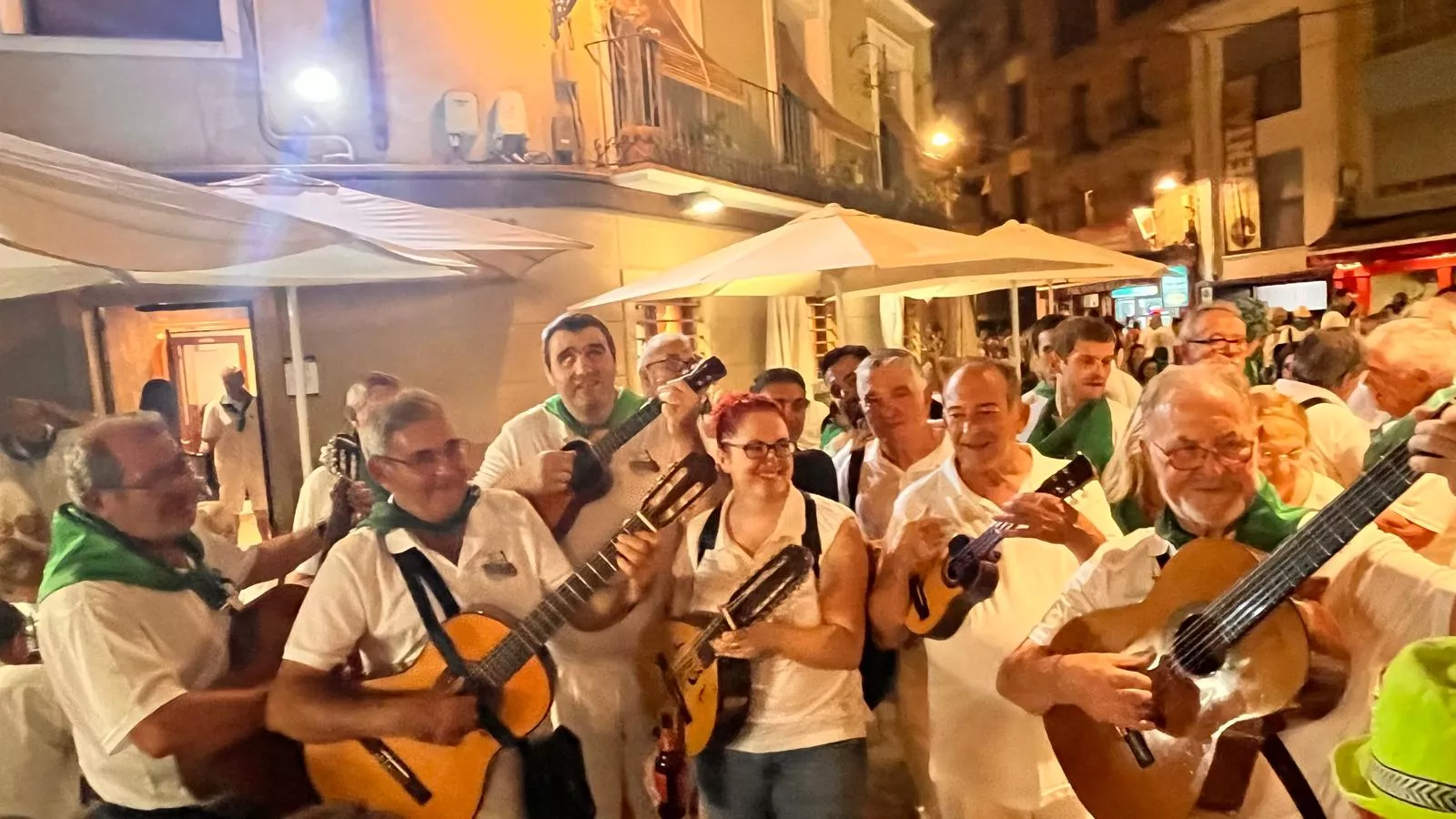 Roldán del Alto Aragón, en su actuación de este 9 de agosto. Foto Mercedes Manterola