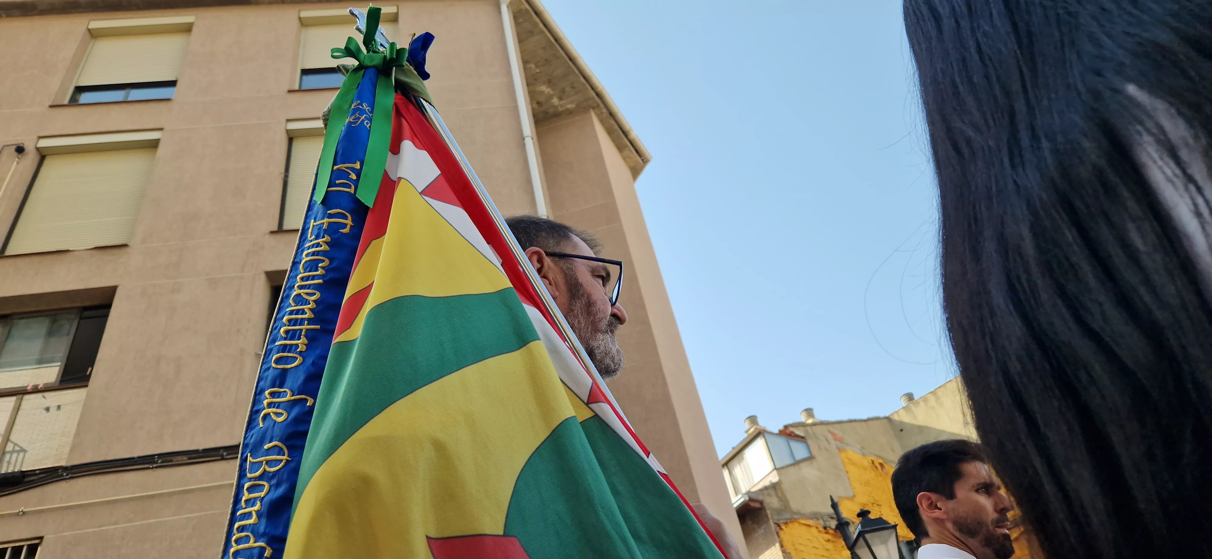 Banda de música en la Procesión de San Lorenzo 2025. Foto Myriam Martínez