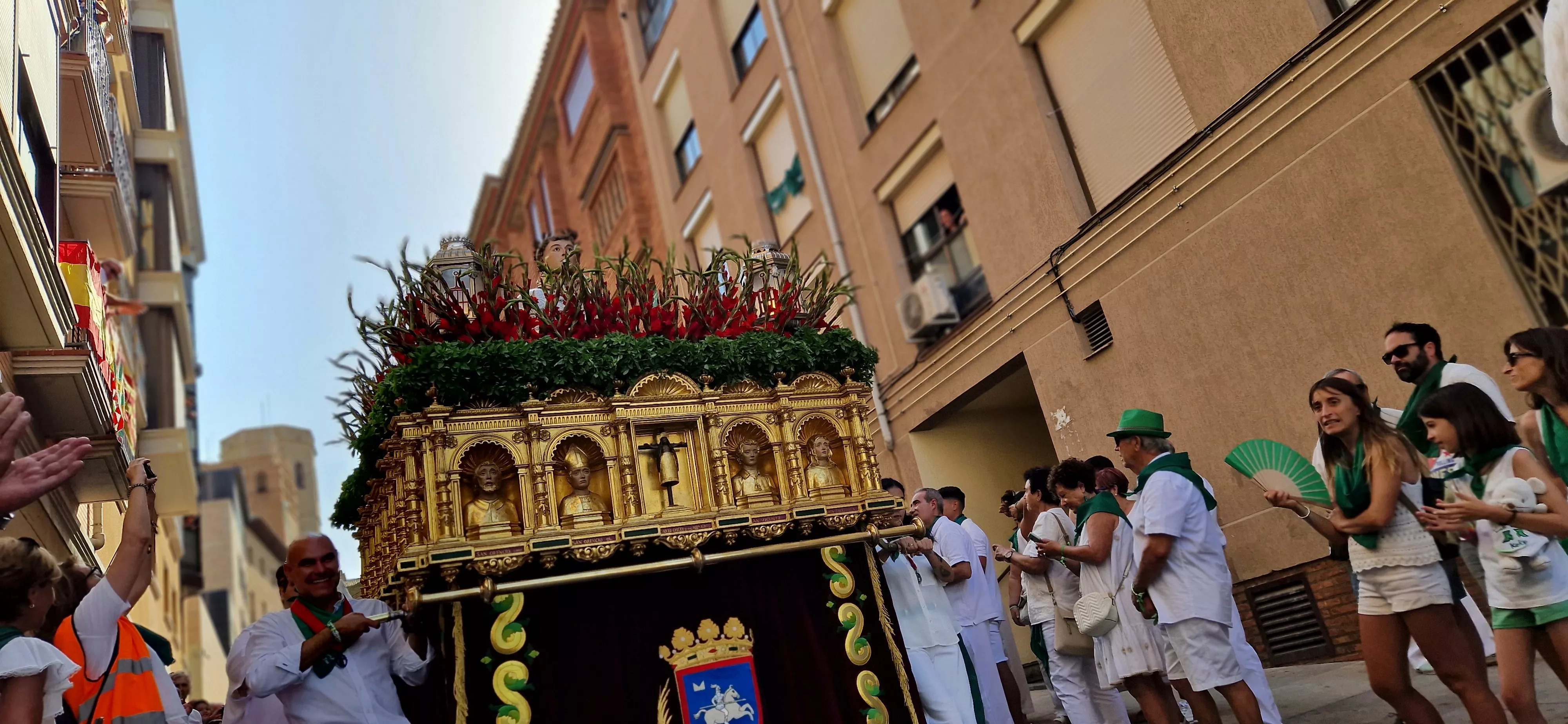 Procesión de San Lorenzo 2025. Foto Myriam Martínez
