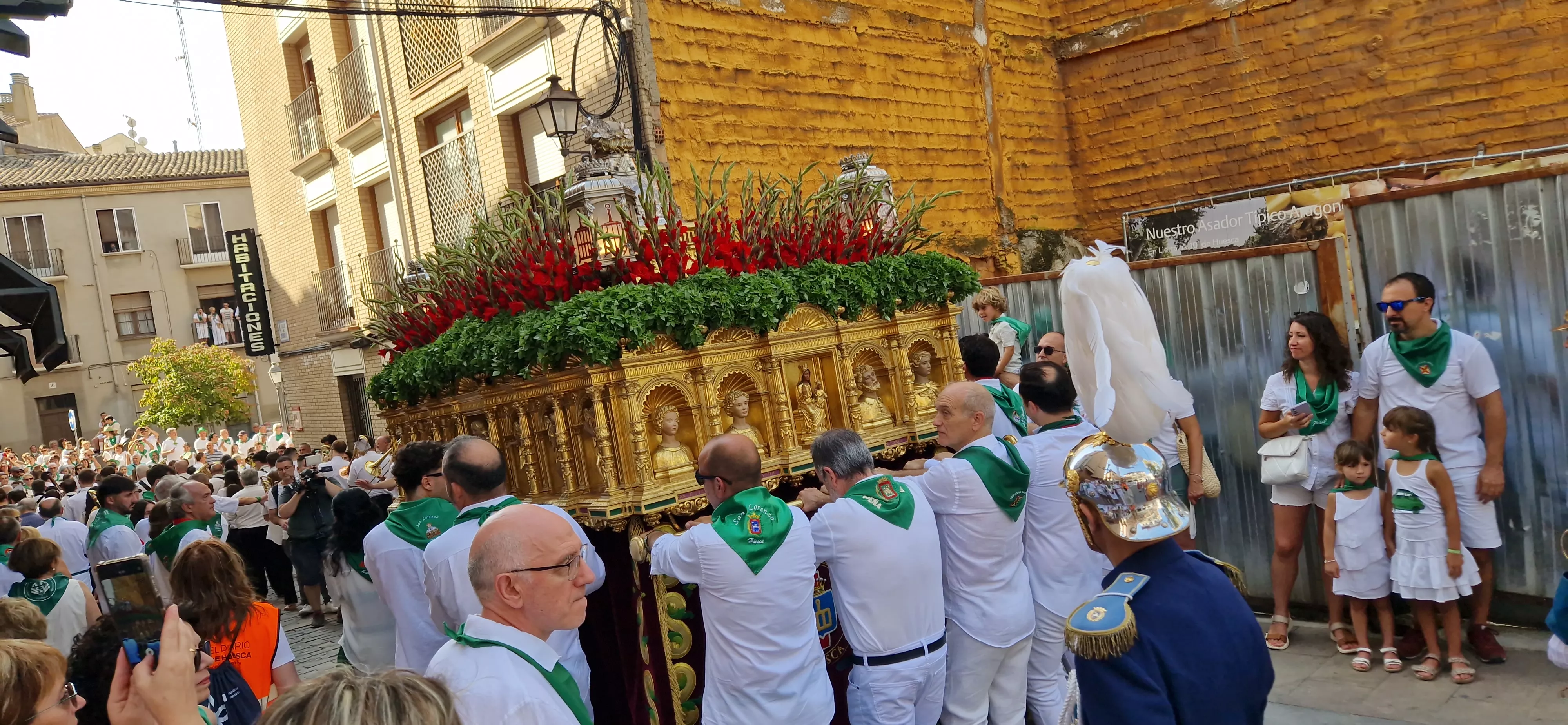 Procesión de San Lorenzo 2025. Foto Myriam Martínez