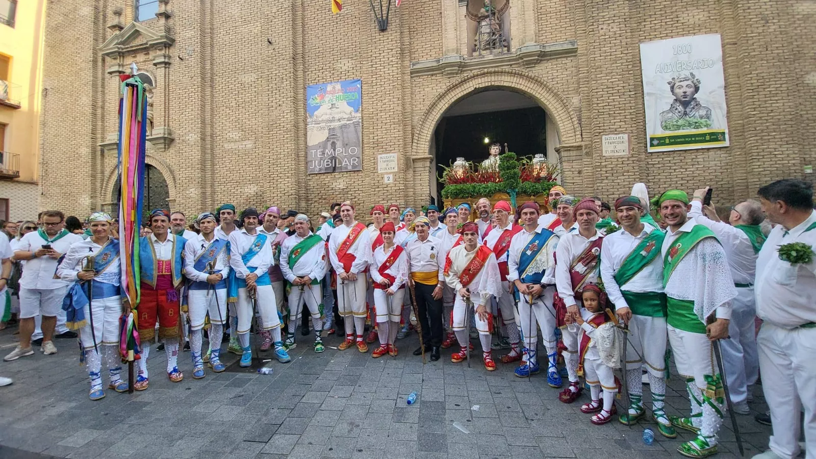 Procesión de San Lorenzo 2025. Foto Mercedes Manterola