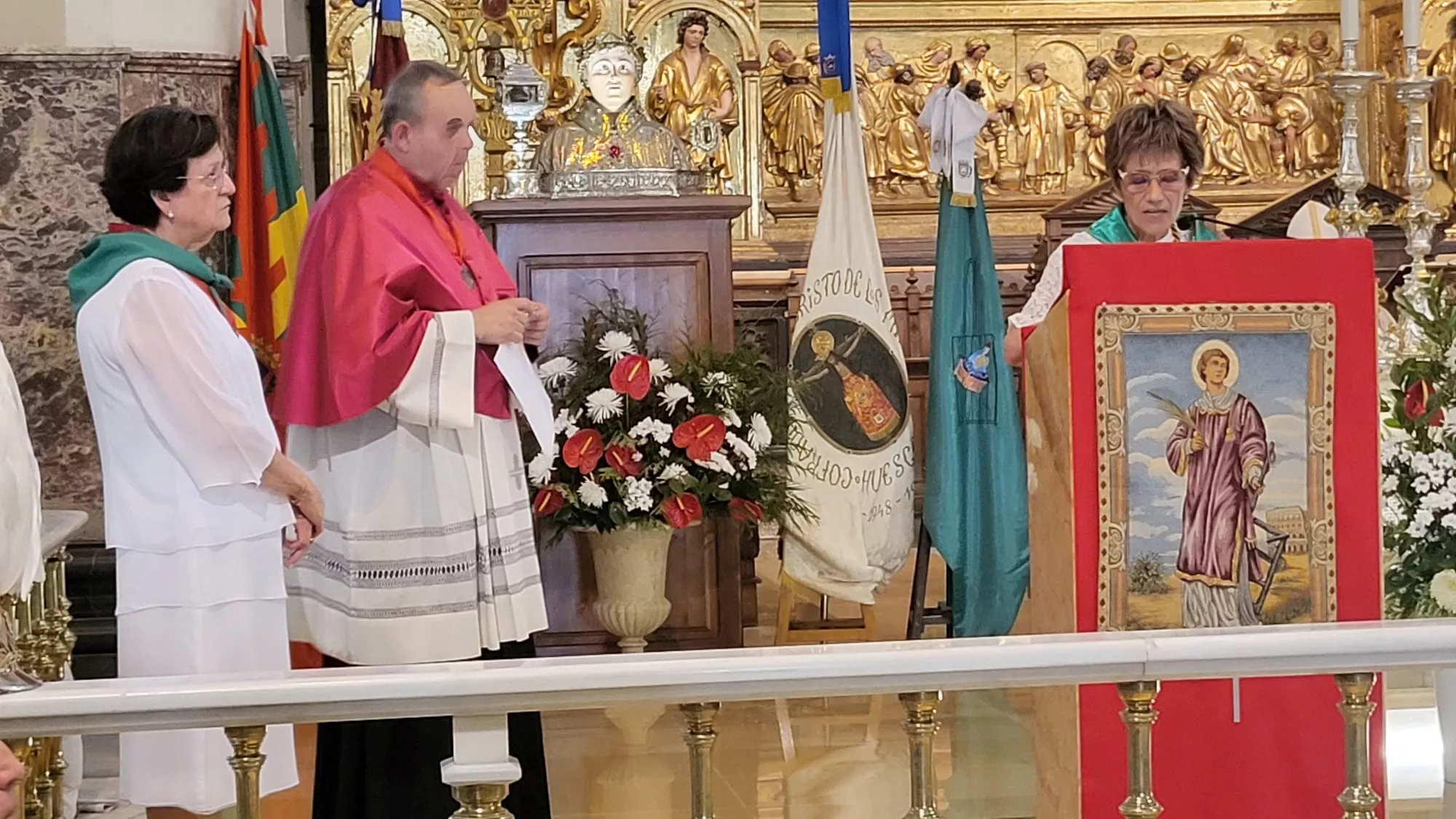 Misa Pontifical de San Lorenzo presidida por el obispo Pedro Aguado