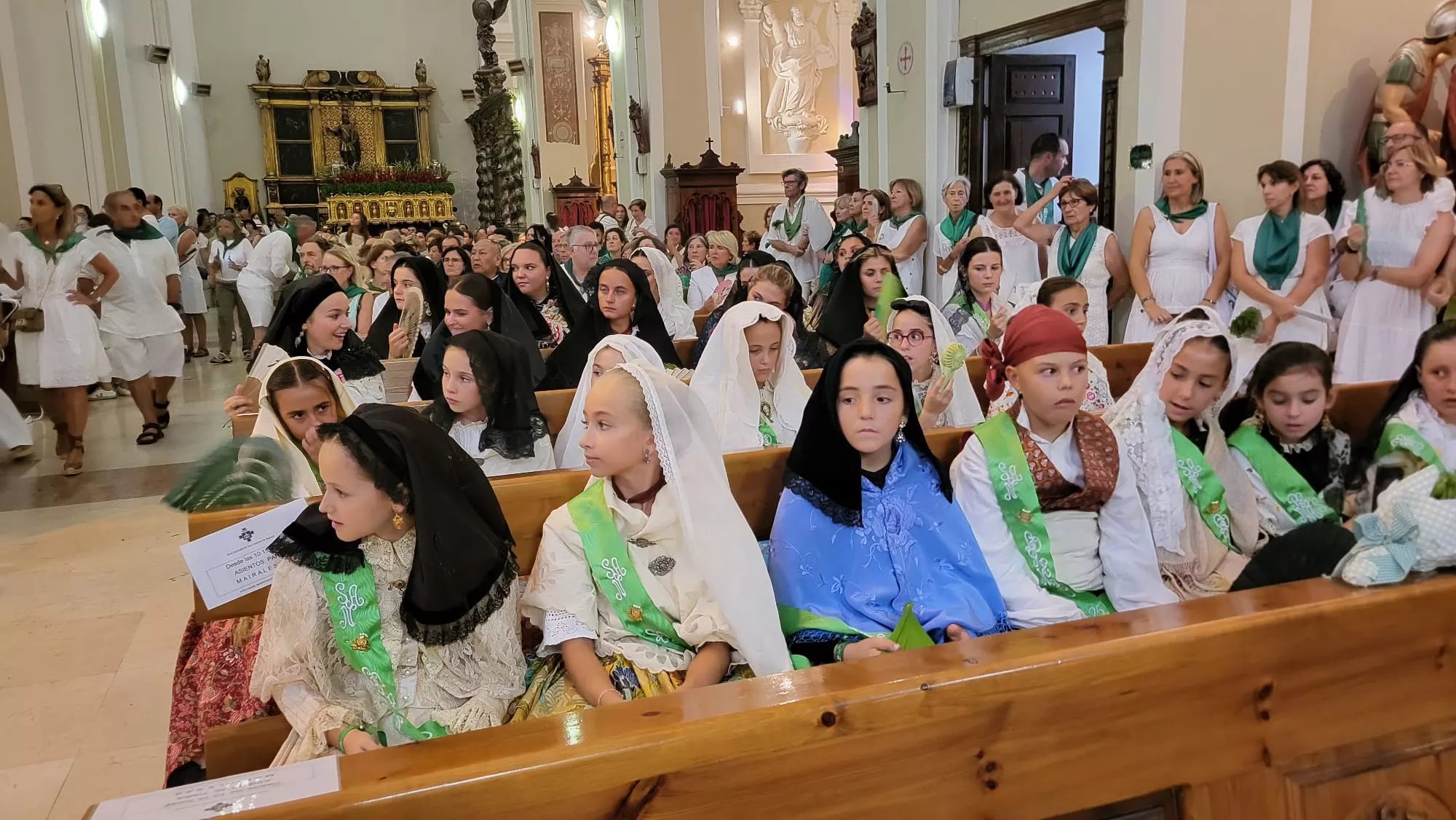 Misa Pontifical de San Lorenzo presidida por el obispo Pedro Aguado