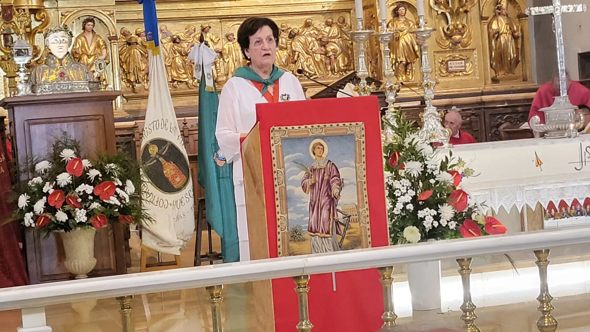 Misa Pontifical de San Lorenzo presidida por el obispo Pedro Aguado