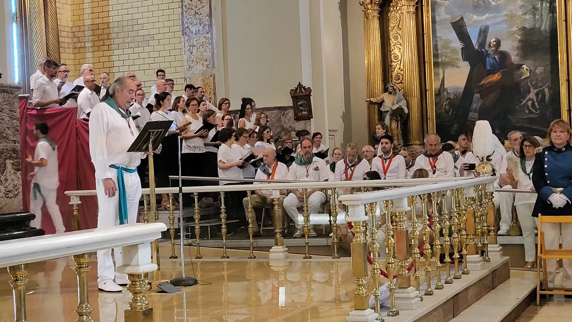 Misa Pontifical de San Lorenzo presidida por el obispo Pedro Aguado