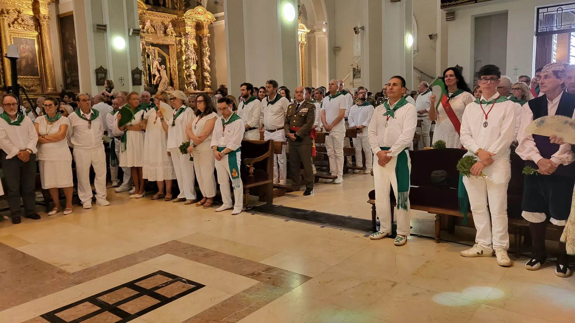 Misa Pontifical de San Lorenzo presidida por el obispo Pedro Aguado