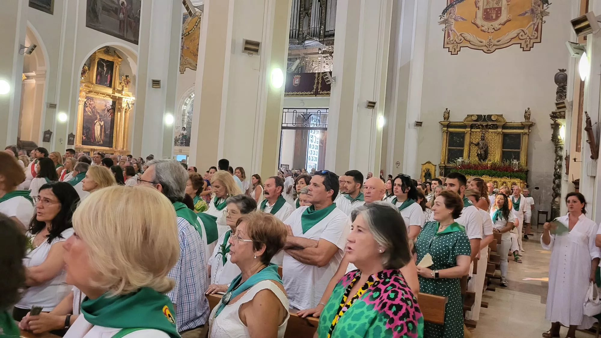 Misa Pontifical de San Lorenzo presidida por el obispo Pedro Aguado