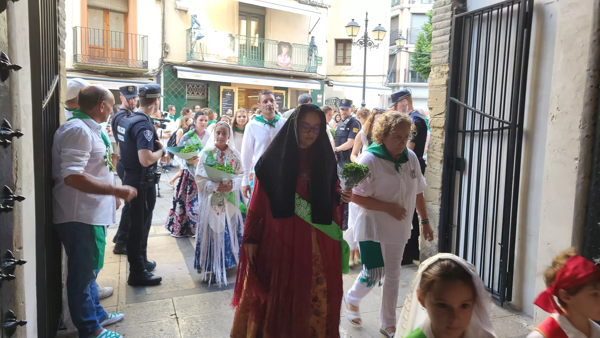 Misa Pontifical de San Lorenzo presidida por el obispo Pedro Aguado