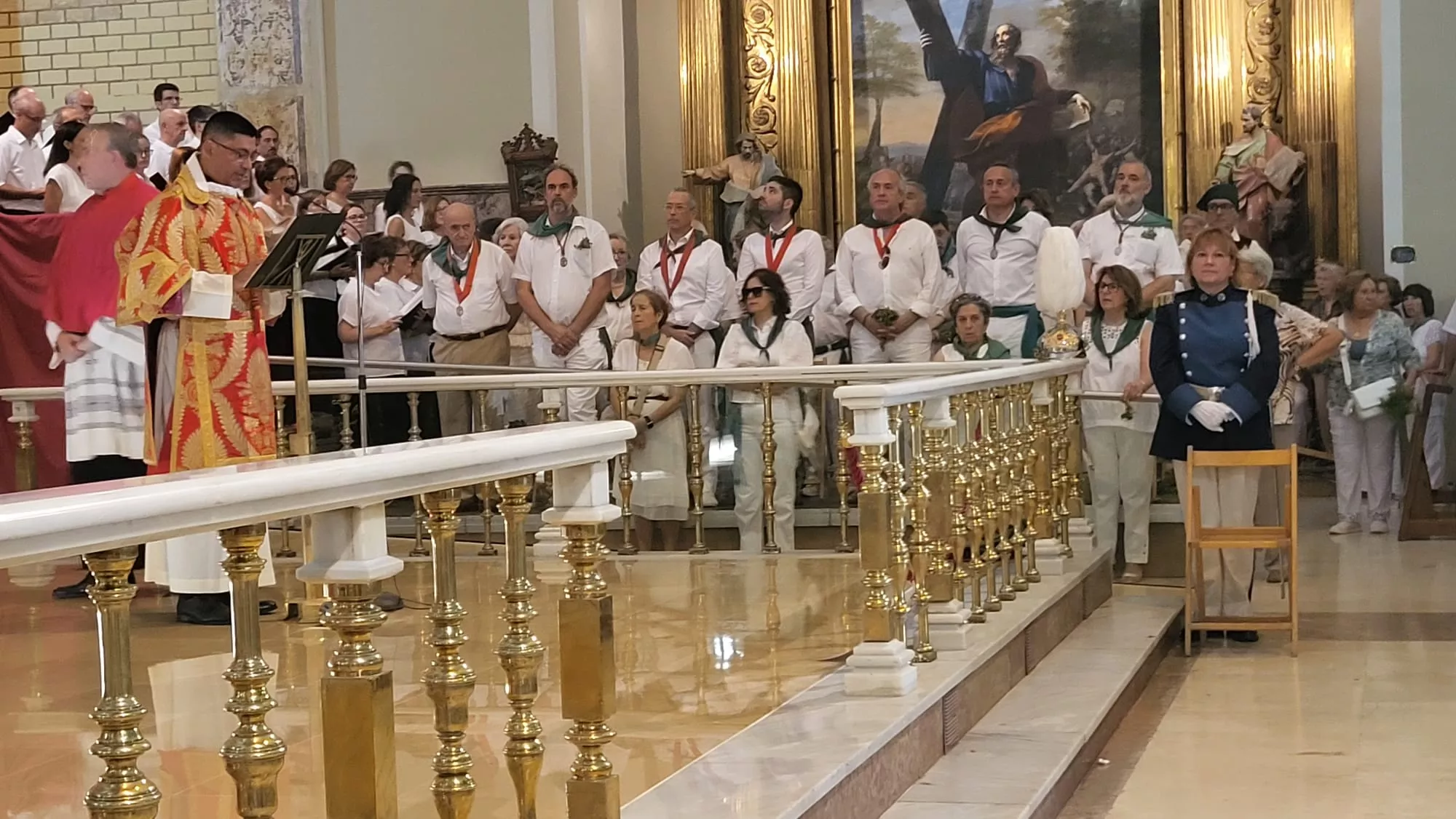 Misa Pontifical de San Lorenzo presidida por el obispo Pedro Aguado