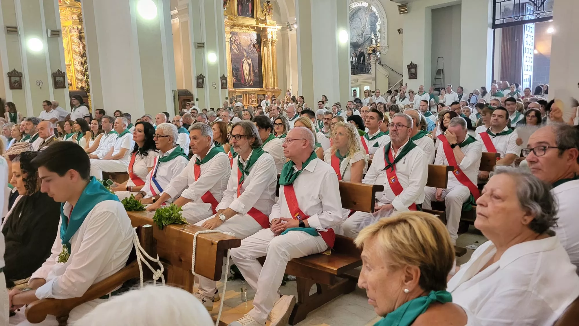 Misa Pontifical de San Lorenzo presidida por el obispo Pedro Aguado