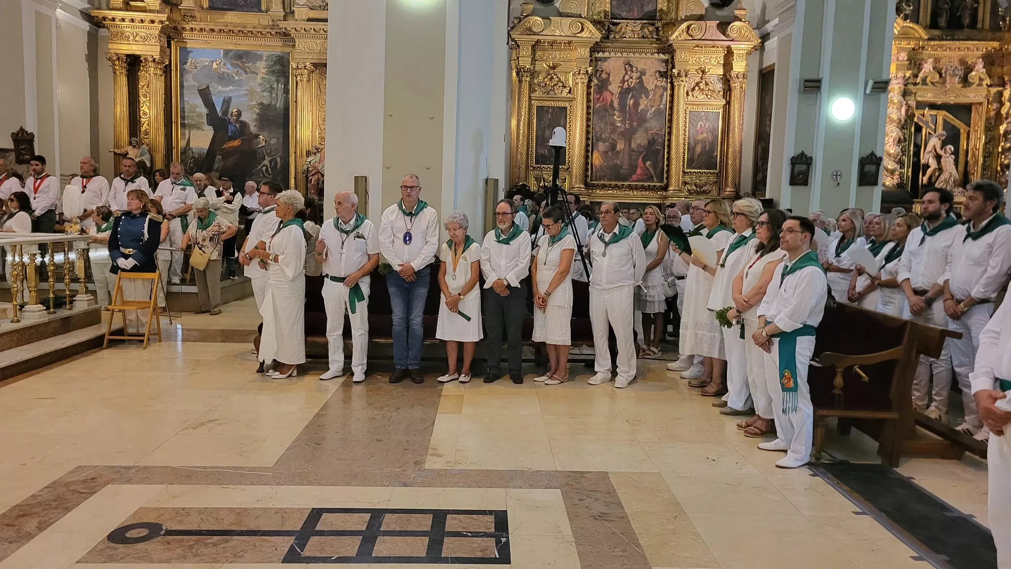 Misa Pontifical de San Lorenzo presidida por el obispo Pedro Aguado