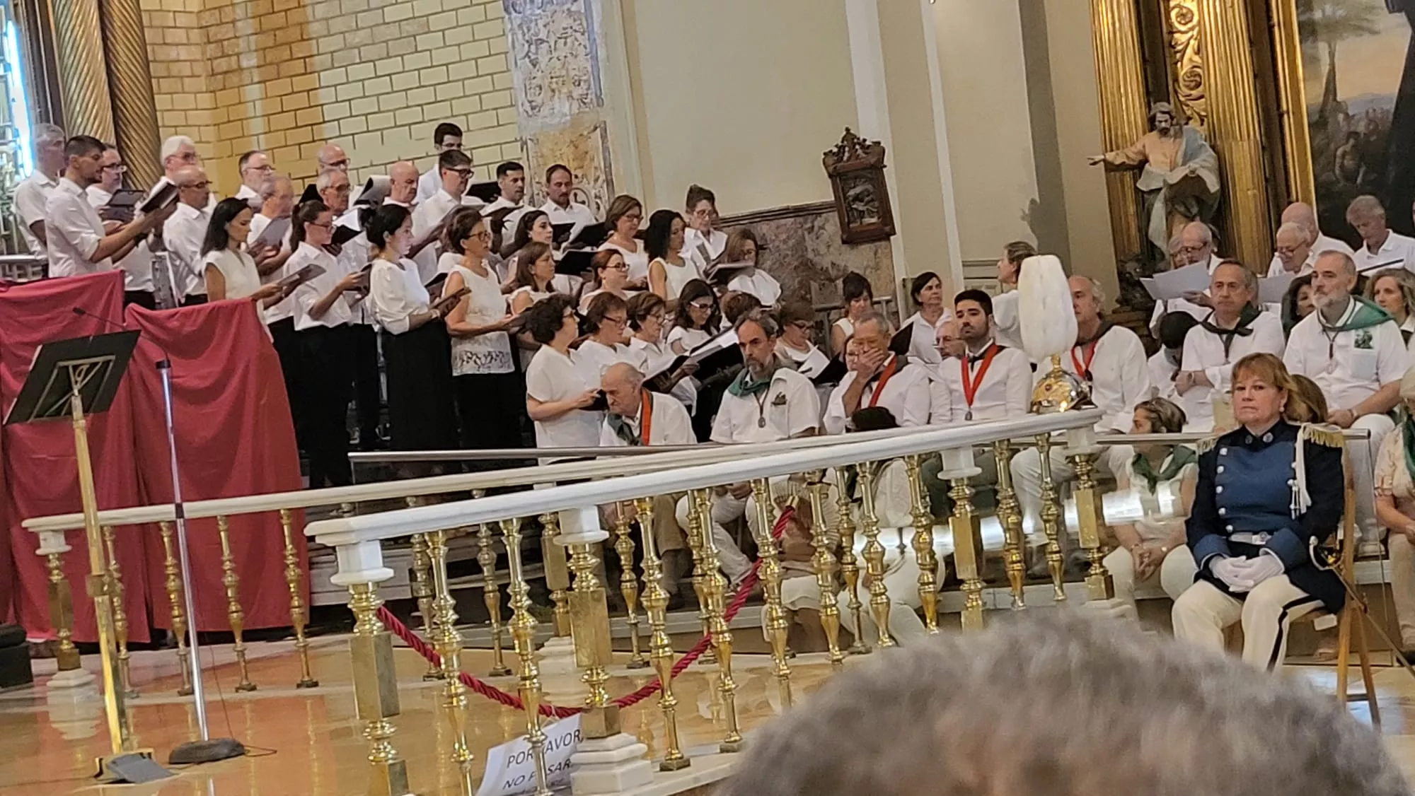 Misa Pontifical de San Lorenzo presidida por el obispo Pedro Aguado