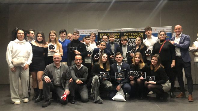 Foto de familia en la gala Foto de familia en la gala