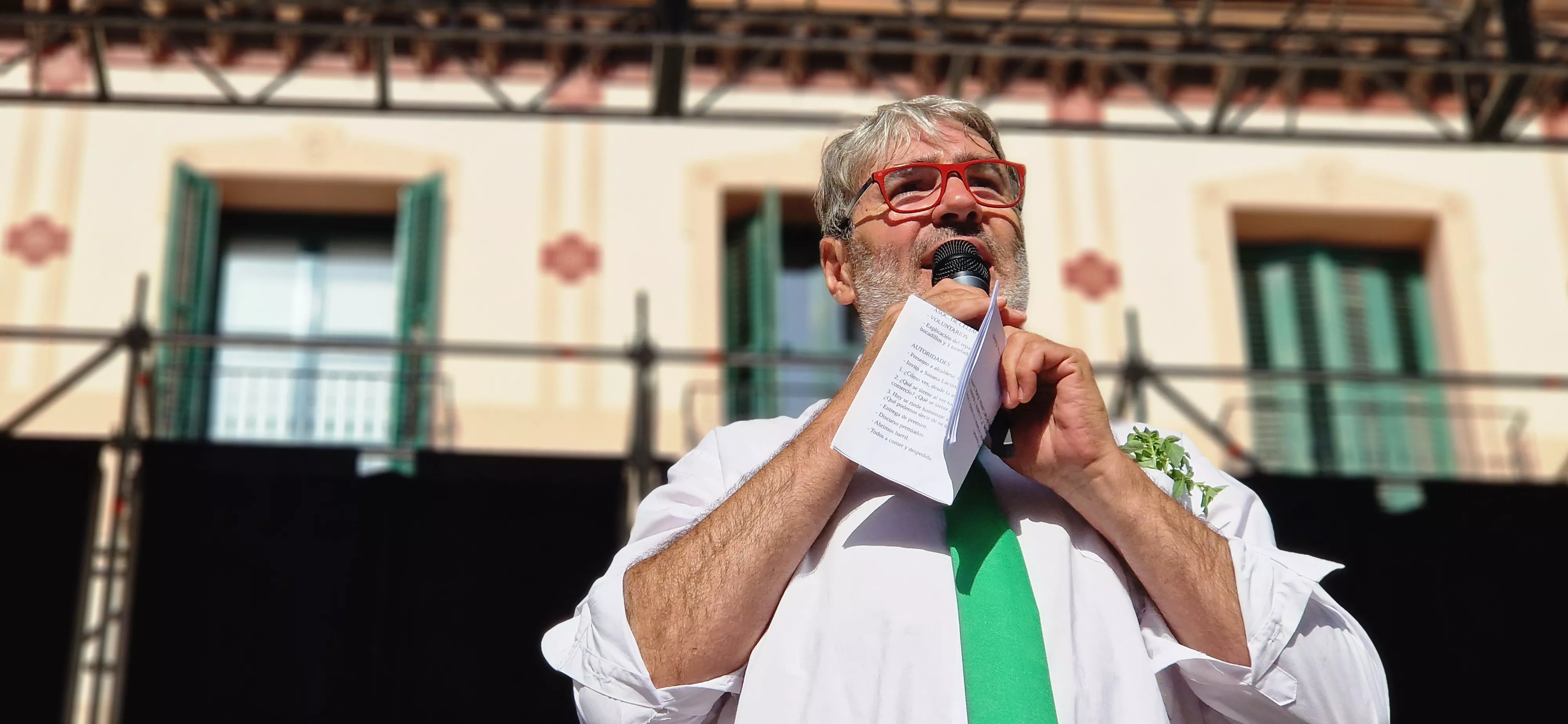 Homenaje a la Casa del Pintor en la Fiesta del Mercado. Foto Myriam Martínez