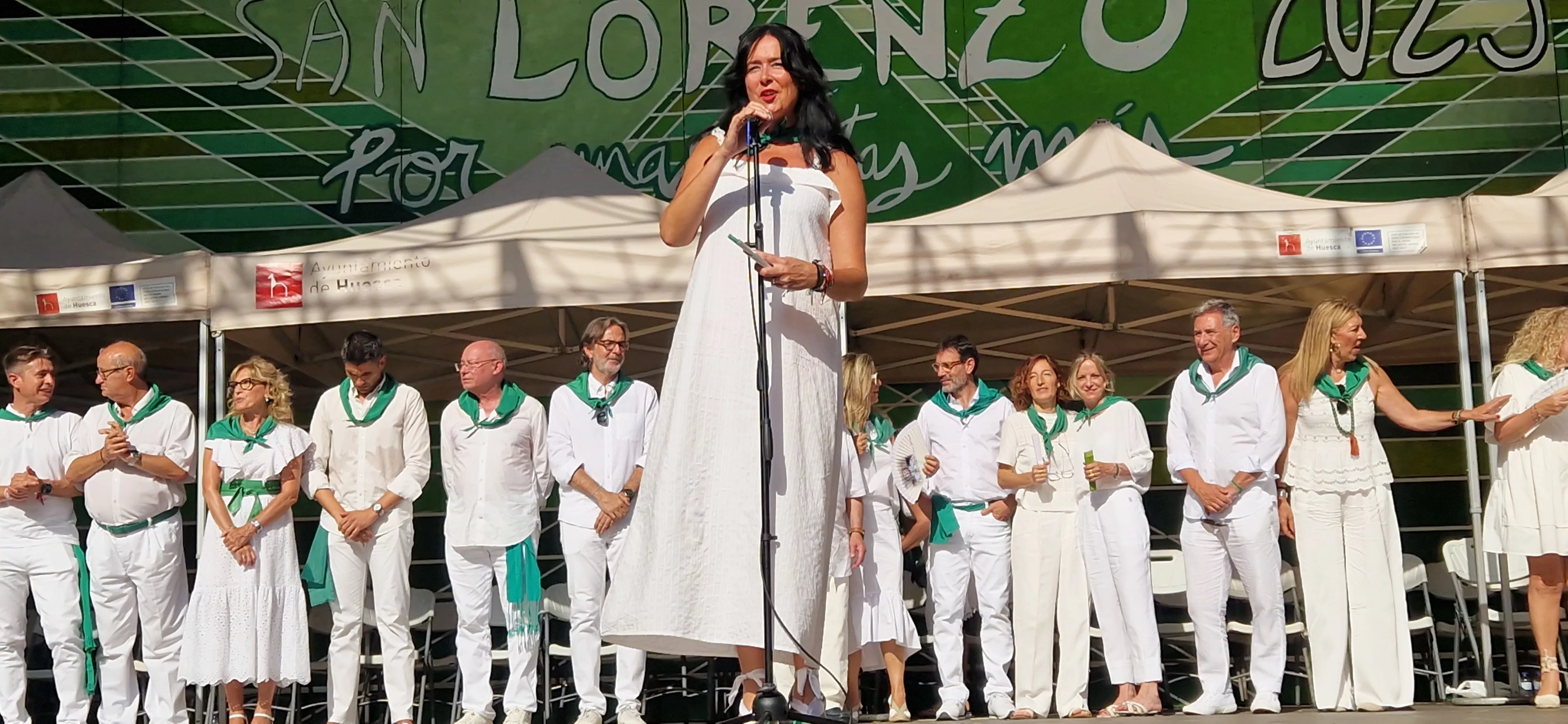 Homenaje a la Casa del Pintor en la Fiesta del Mercado. Foto Myriam Martínez