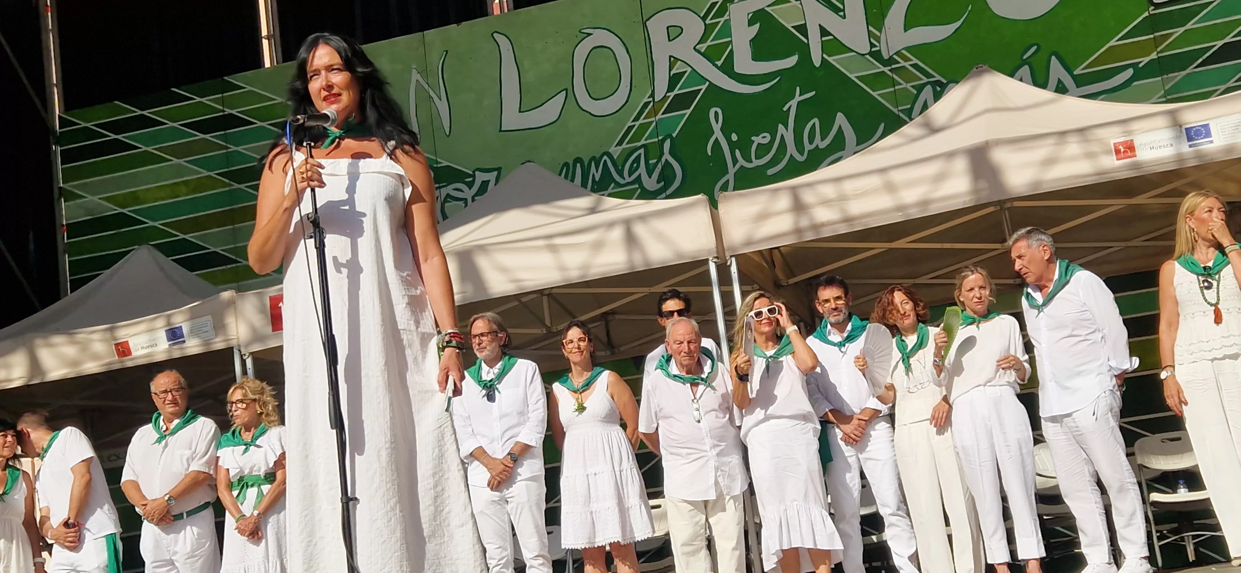 Homenaje a la Casa del Pintor en la Fiesta del Mercado. Foto Myriam Martínez