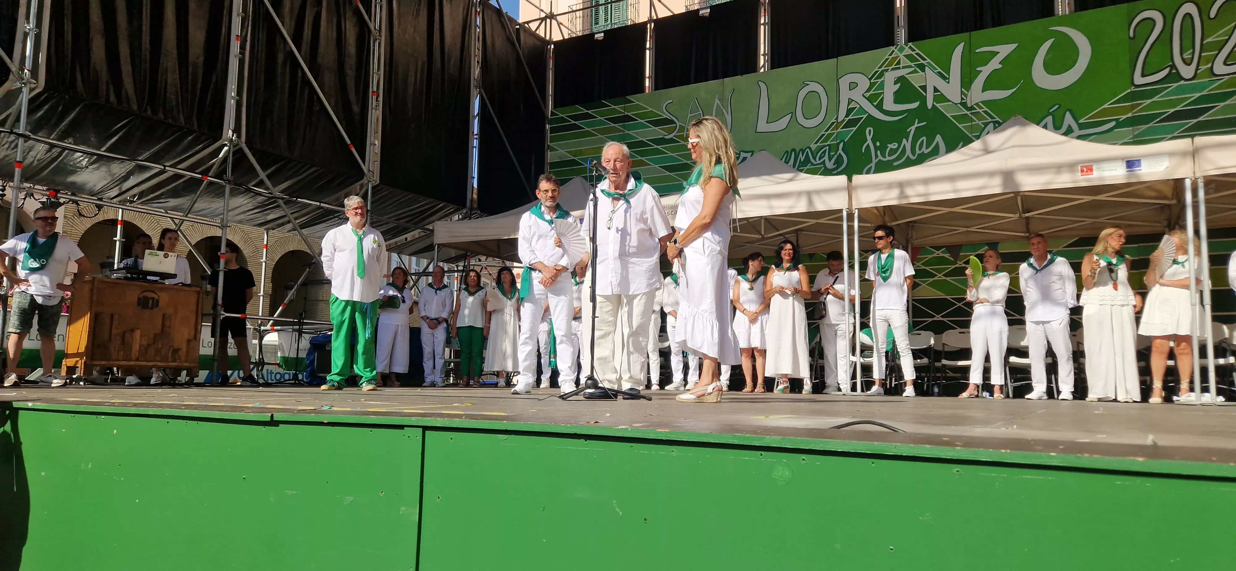 Homenaje a la Casa del Pintor en la Fiesta del Mercado. Foto Myriam Martínez