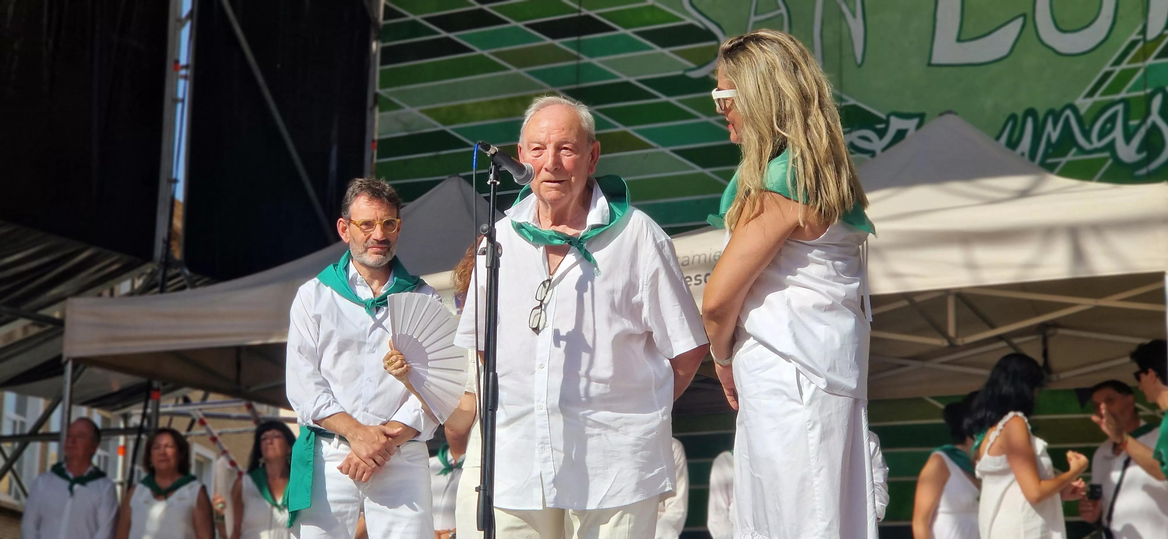 Homenaje a la Casa del Pintor en la Fiesta del Mercado. Foto Myriam Martínez 