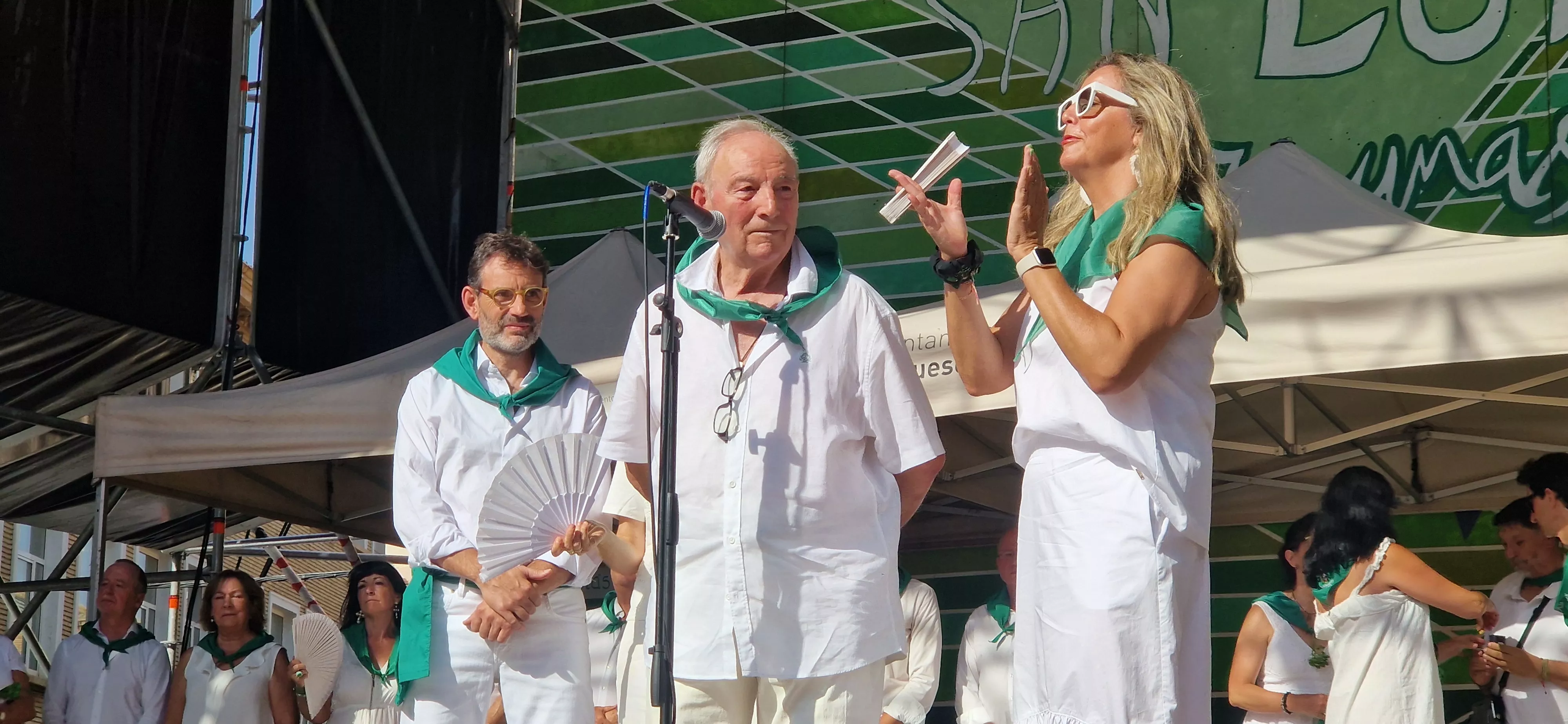 Homenaje a la Casa del Pintor en la Fiesta del Mercado. Foto Myriam Martínez