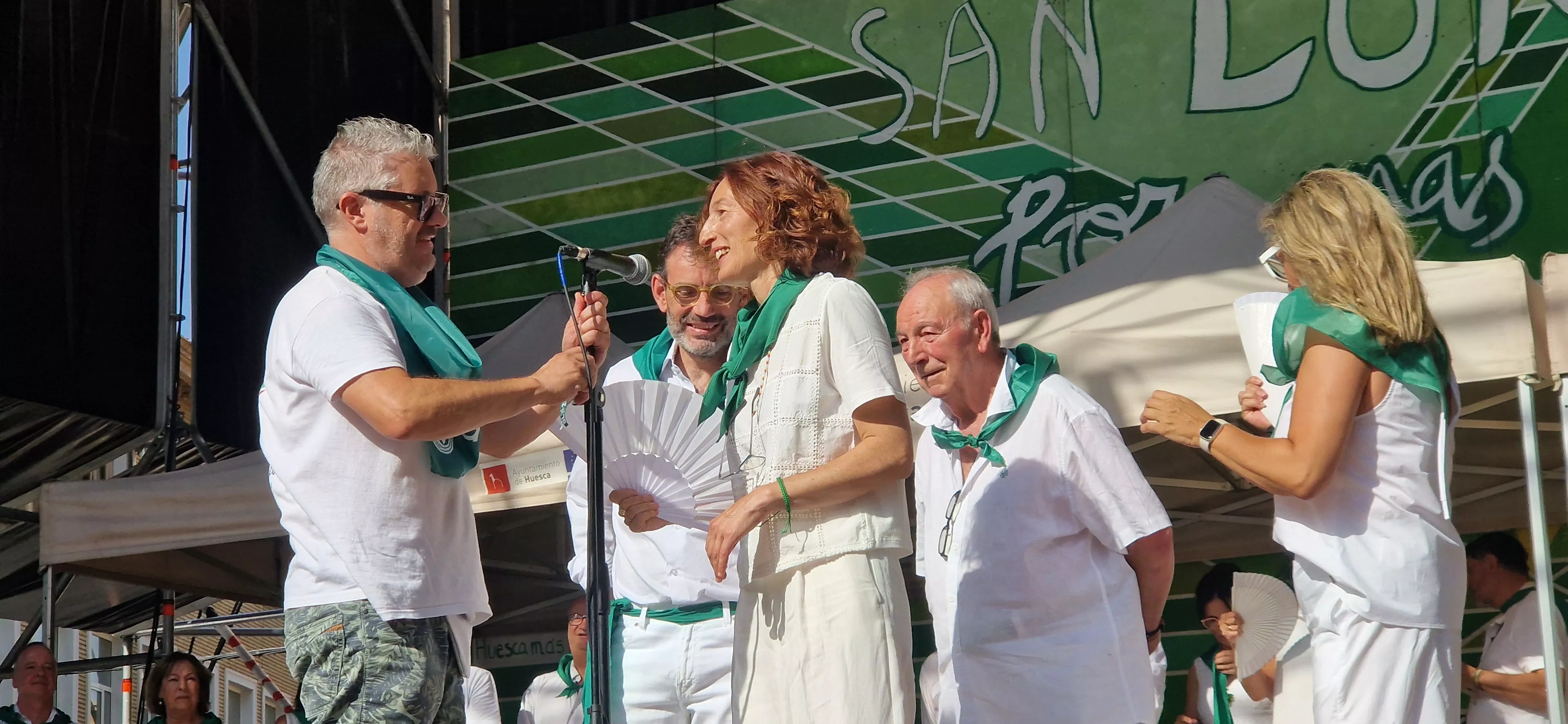 Homenaje a la Casa del Pintor en la Fiesta del Mercado. Foto Myriam Martínez