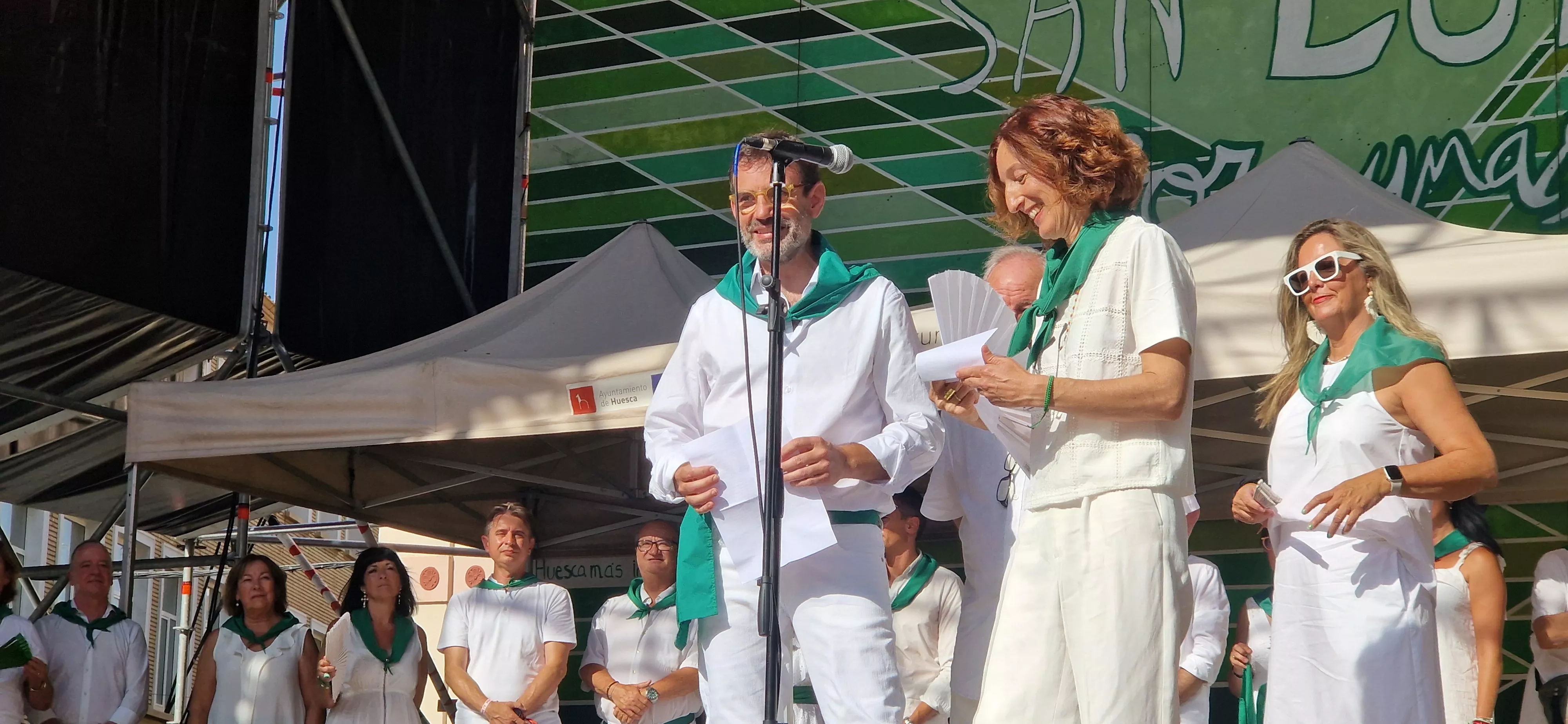 Homenaje a la Casa del Pintor en la Fiesta del Mercado. Foto Myriam Martínez