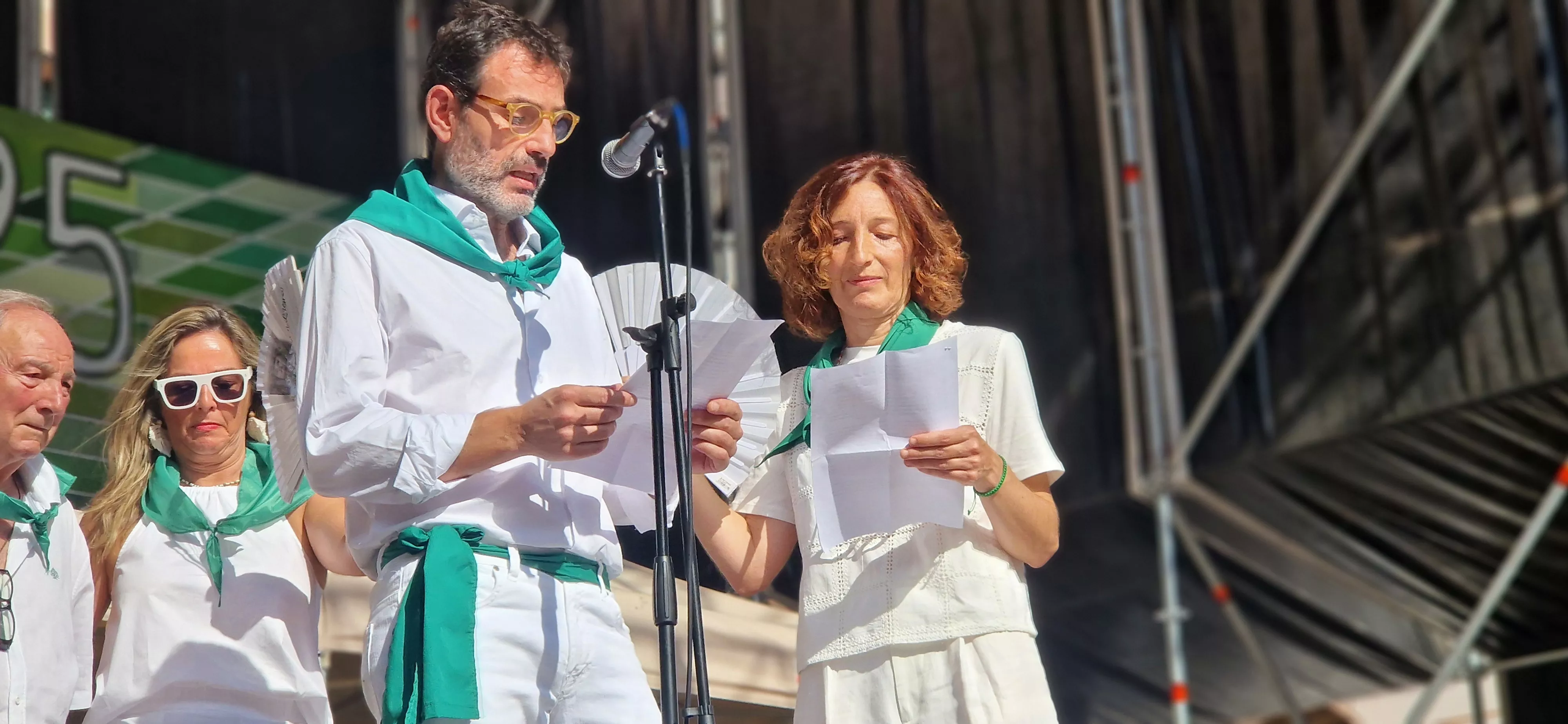 Homenaje a la Casa del Pintor en la Fiesta del Mercado. Foto Myriam Martínez